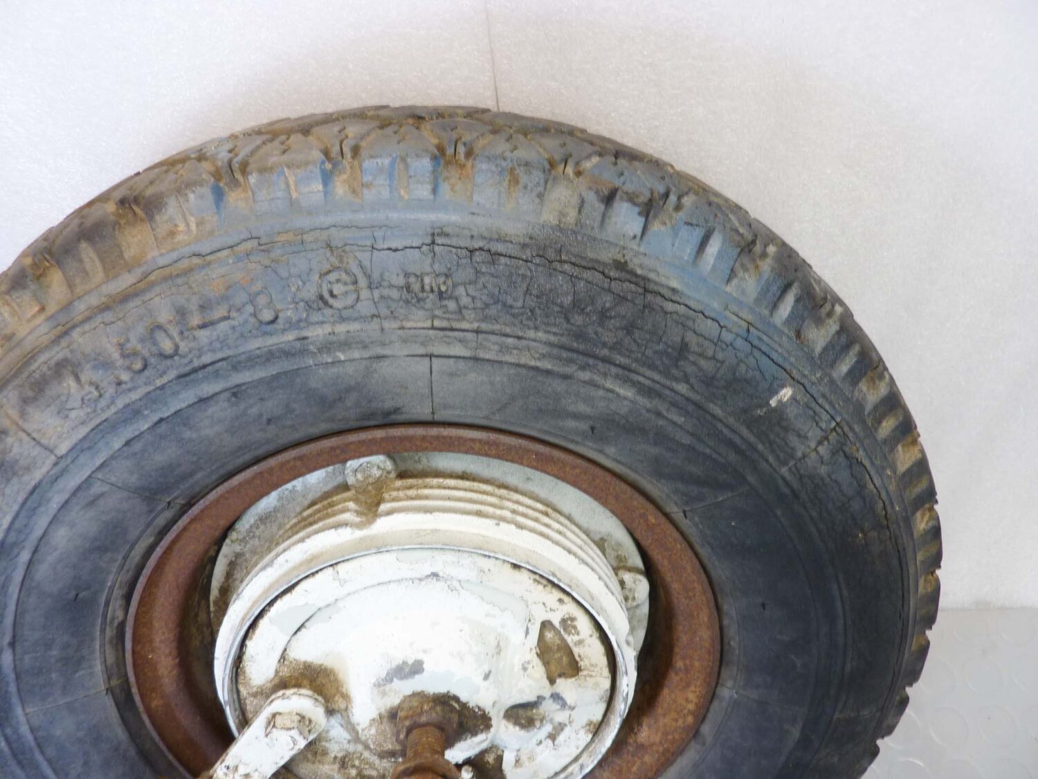 Ruota Lambretta Motocarro gomma 4.5 8 VEDI FOTO - immagine 7