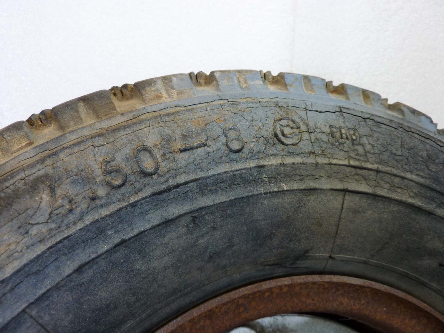 Ruota Lambretta Motocarro gomma 4.5 8 VEDI FOTO - immagine 8