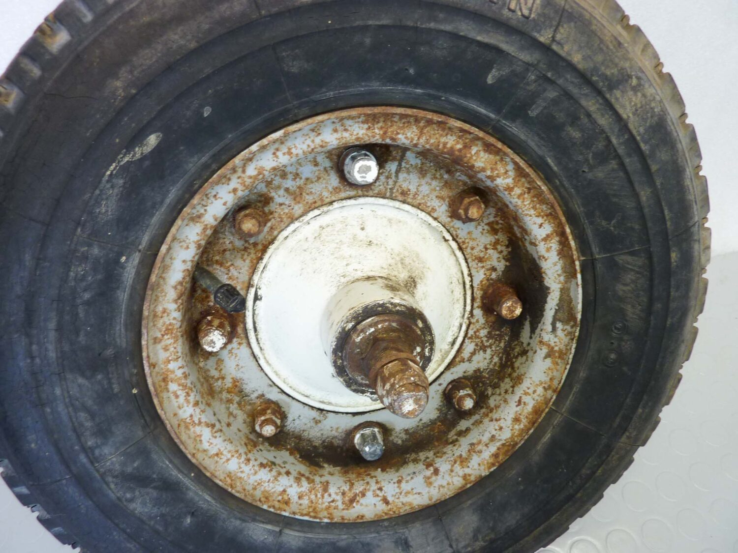 Ruota Lambretta Motocarro gomma 4.5 8 VEDI FOTO - immagine 12