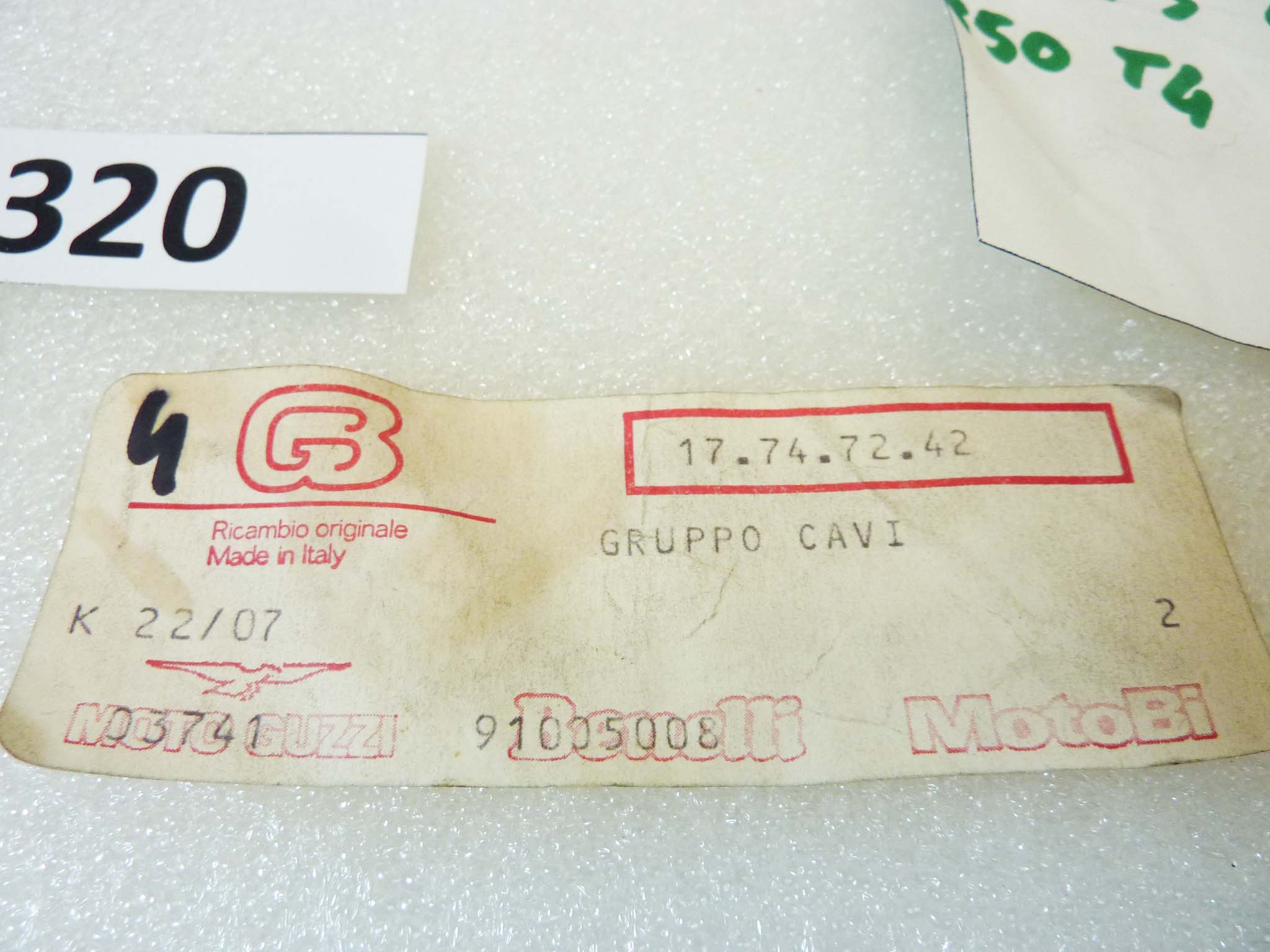 Impianto elettrico Guzzi 850 T3 California T4 cod 17747242 treccia cablaggio nuovo fondo di magazzino - immagine 3