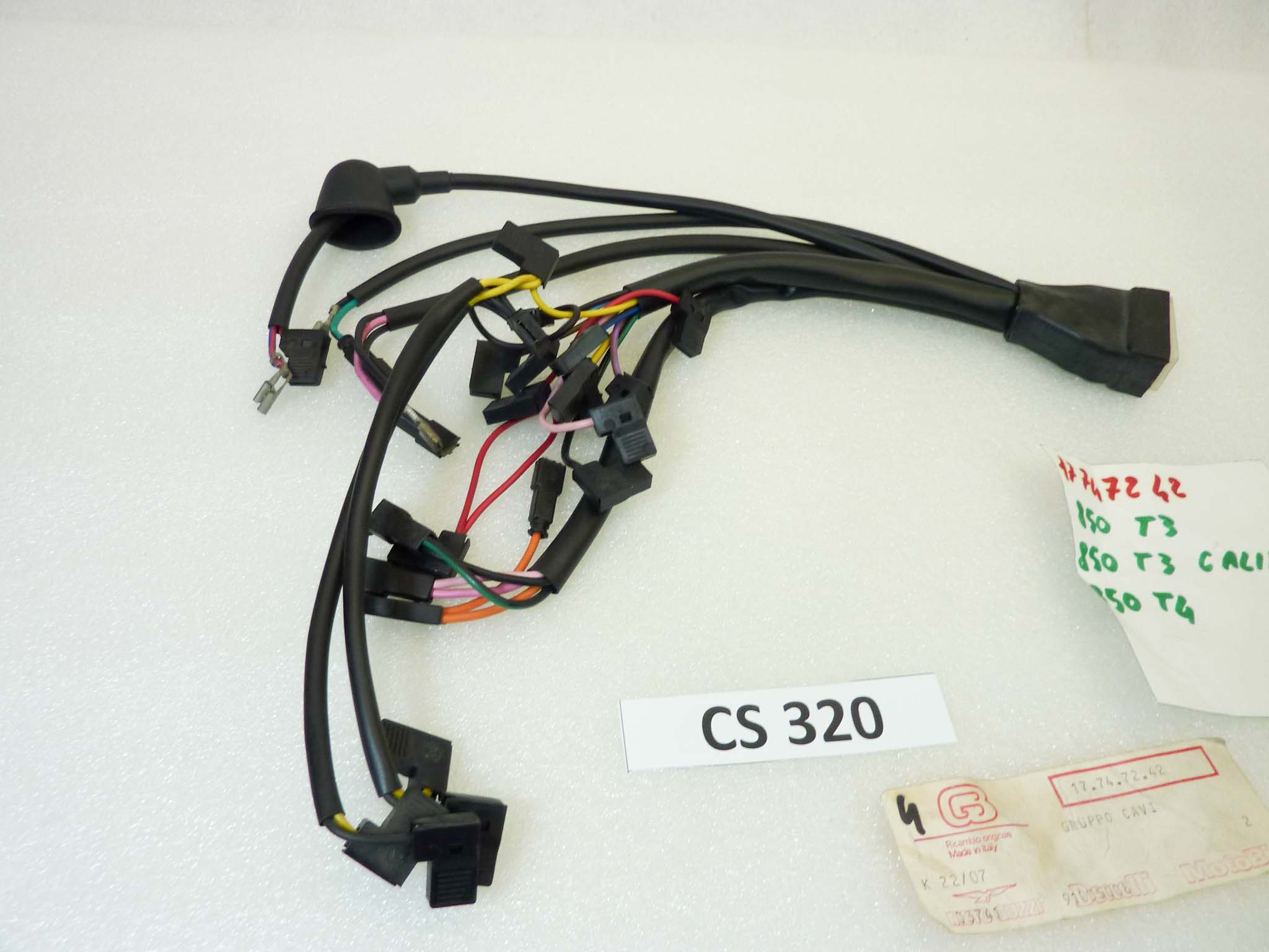 Impianto elettrico Guzzi 850 T3 California T4 cod 17747242 treccia cablaggio nuovo fondo di magazzino - immagine 7