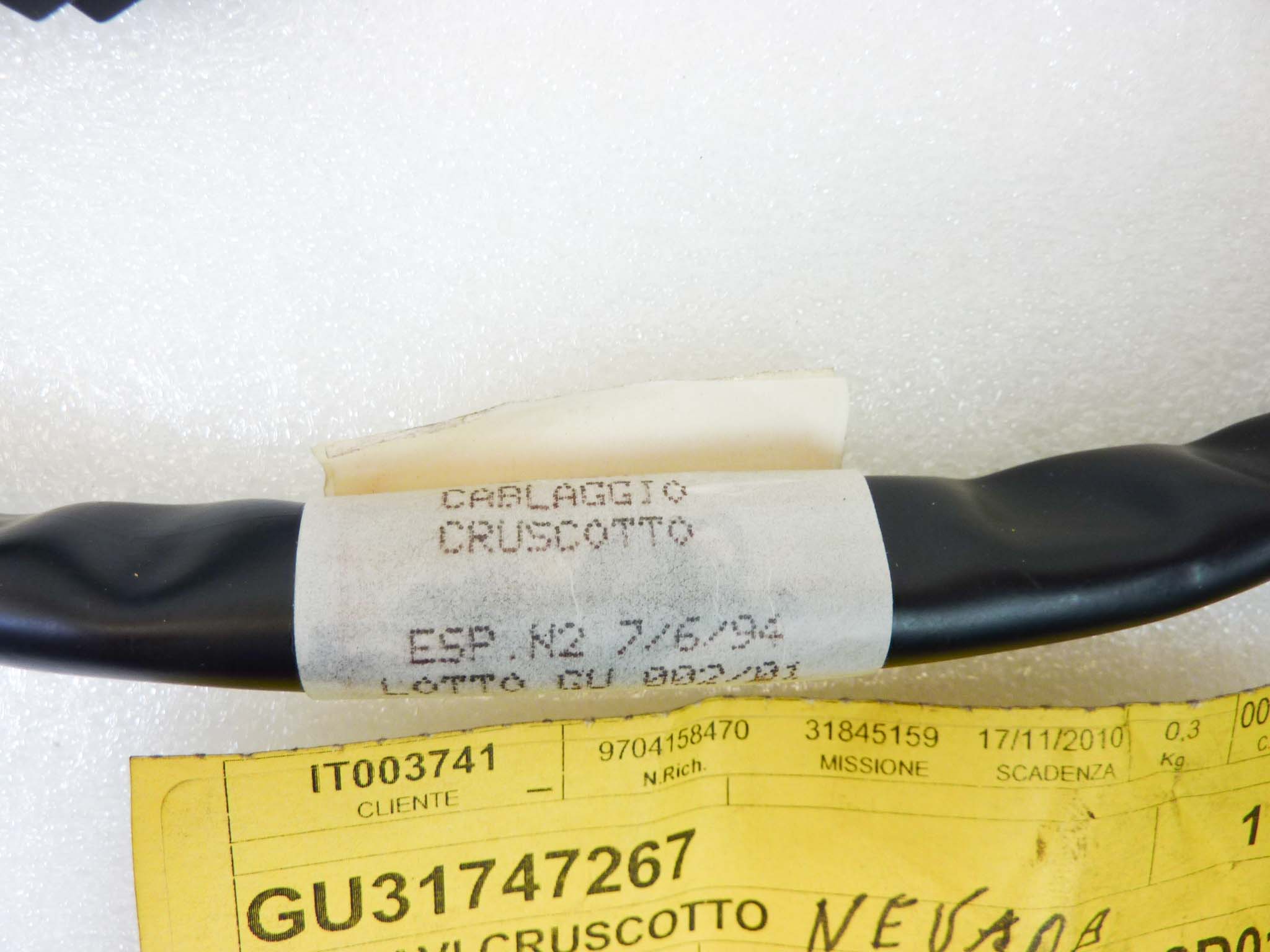 Impianto elettrico cruscotto Guzzi Nevada cod 31747267 treccia cablaggio nuovo fondo di magazzino - immagine 4