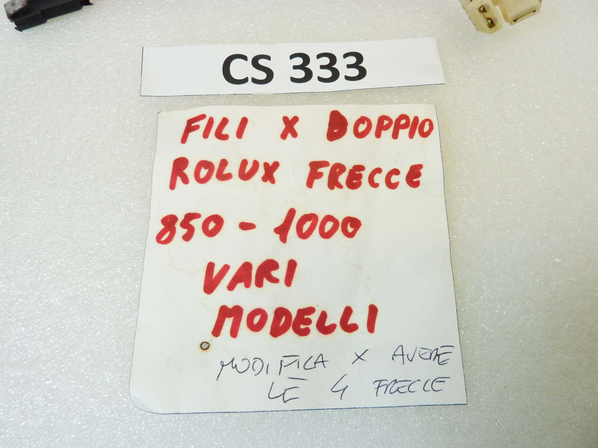 Impianto elettrico modifica per 4 frecce Guzzi nuovo fondo di magazzino vari modelli treccia cablaggio nuovo fondo di magazzino - immagine 4