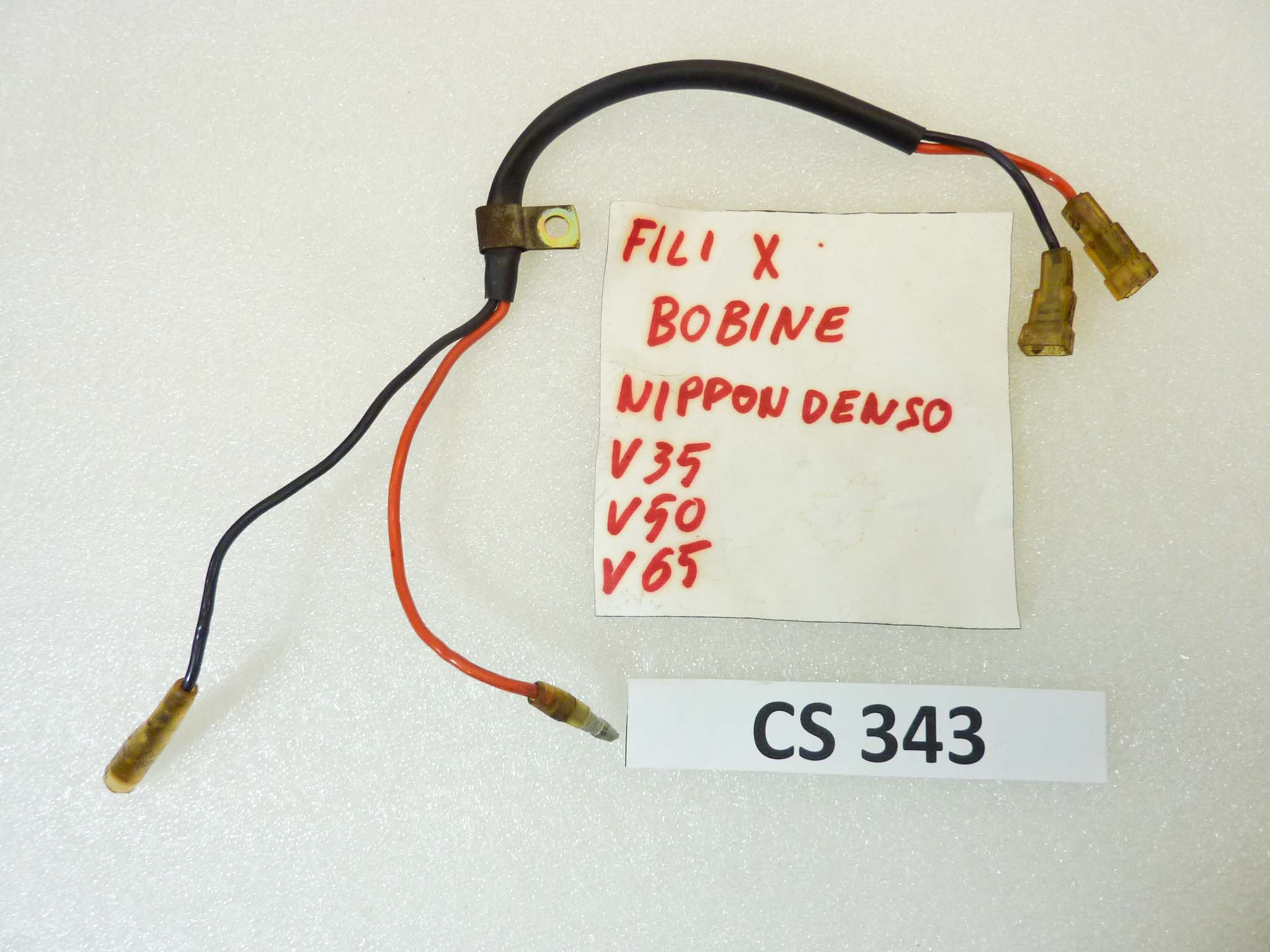 Impianto elettrico cavi bobine Nippondenso Guzzi V35 V60 V65 coppia treccia cablaggio