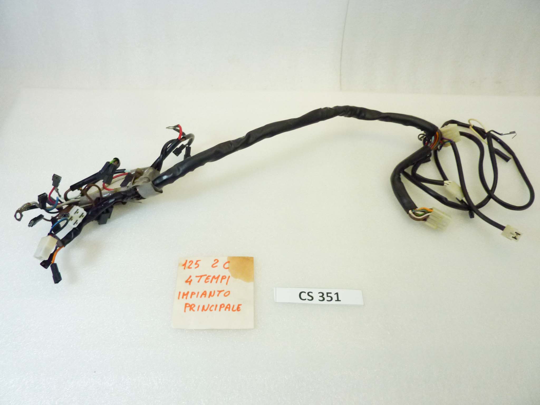 Impianto elettrico Guzzi Benelli 125 2C 4T treccia cablaggio - immagine 6