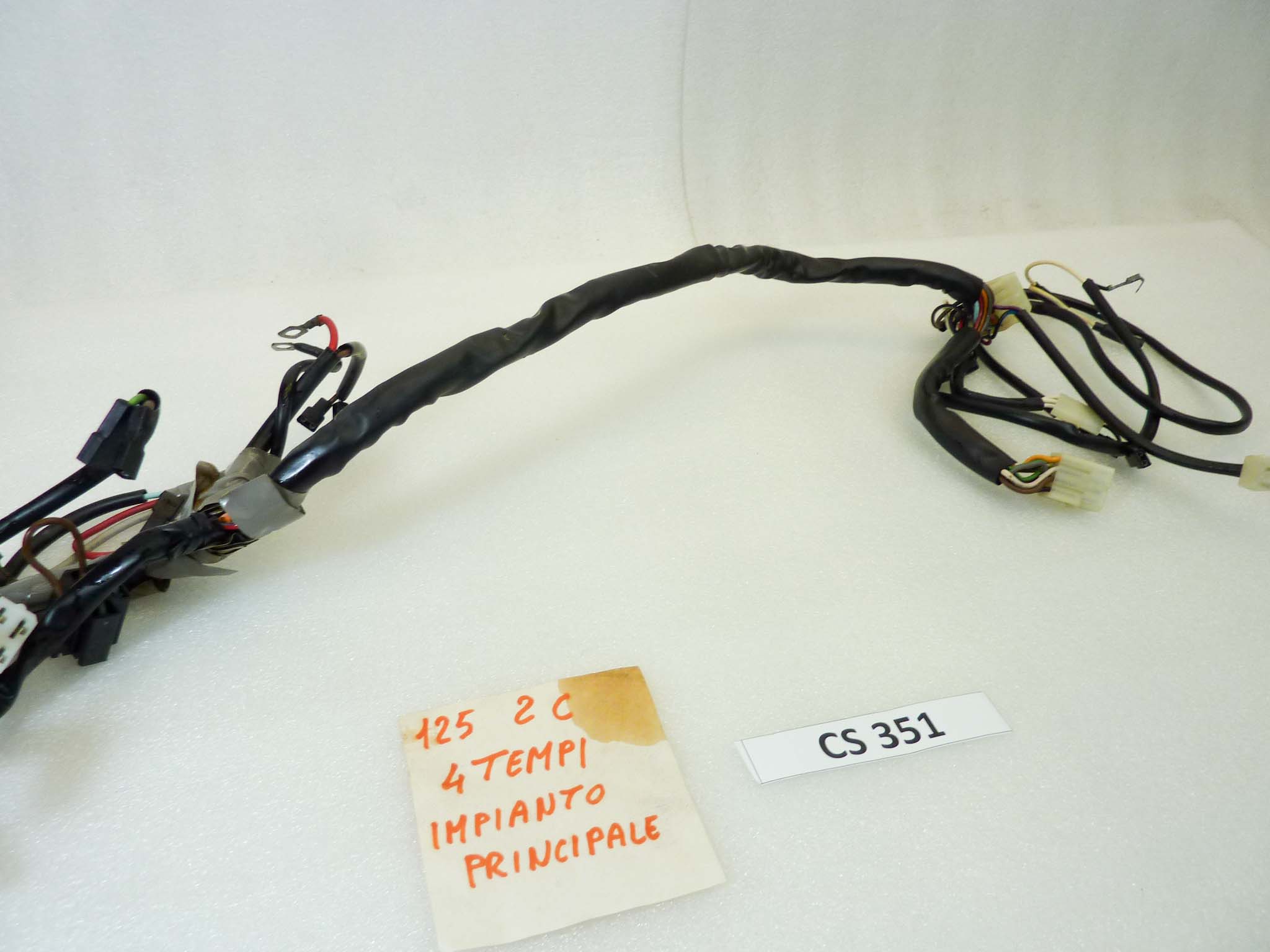 Impianto elettrico Guzzi Benelli 125 2C 4T treccia cablaggio - immagine 7
