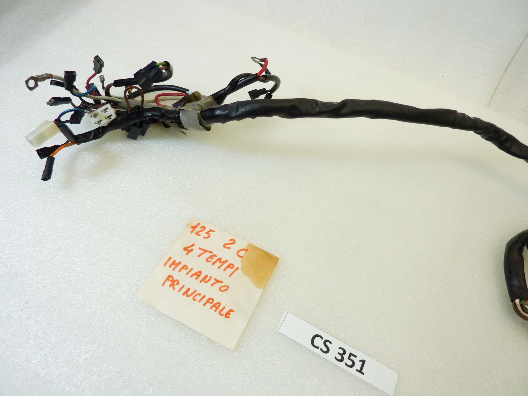 Impianto elettrico Guzzi Benelli 125 2C 4T treccia cablaggio - immagine 8