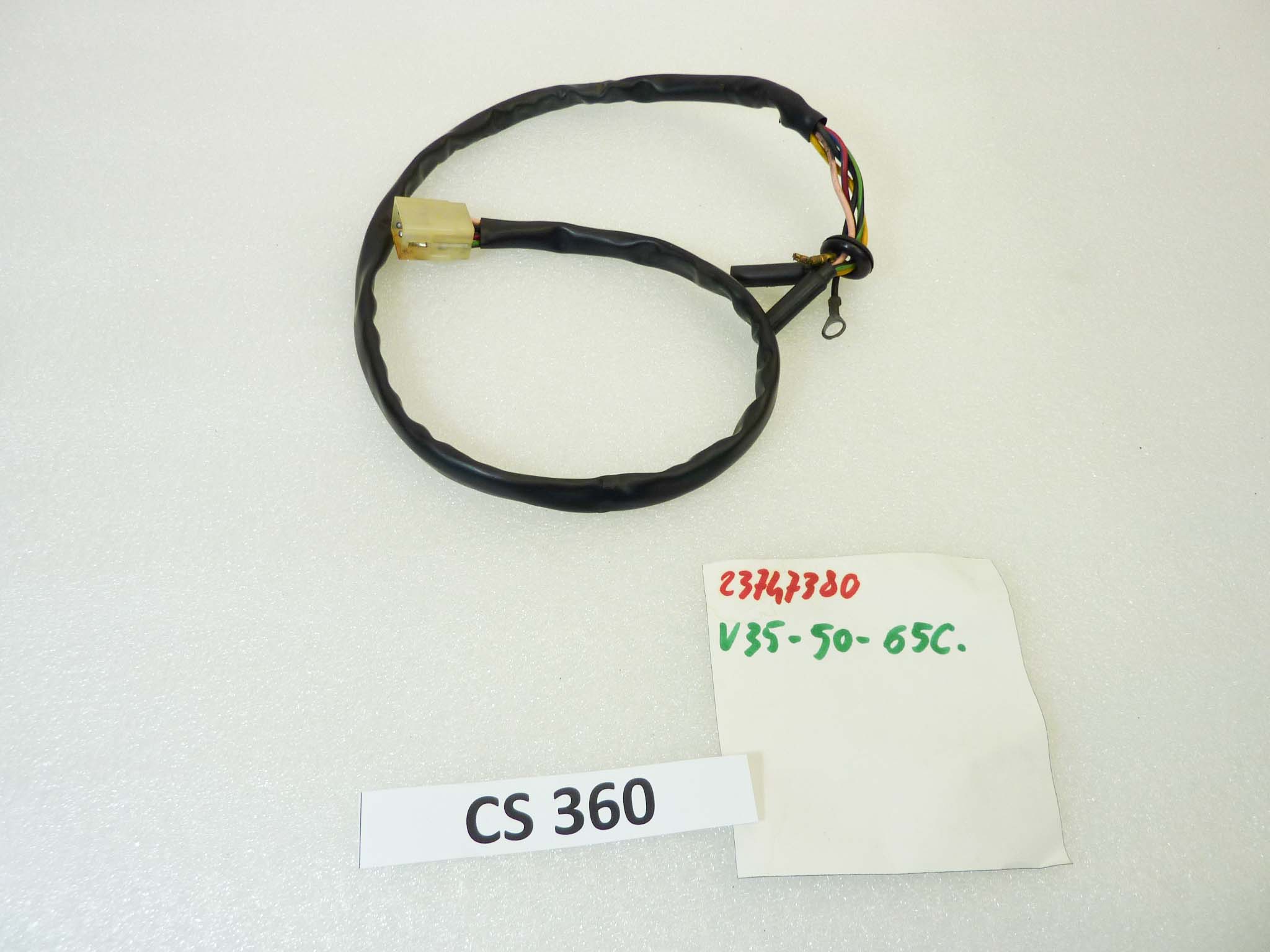 Impianto elettrico Guzzi V35 V50 V65 Custom cod 23747380 treccia cablaggio - immagine 2