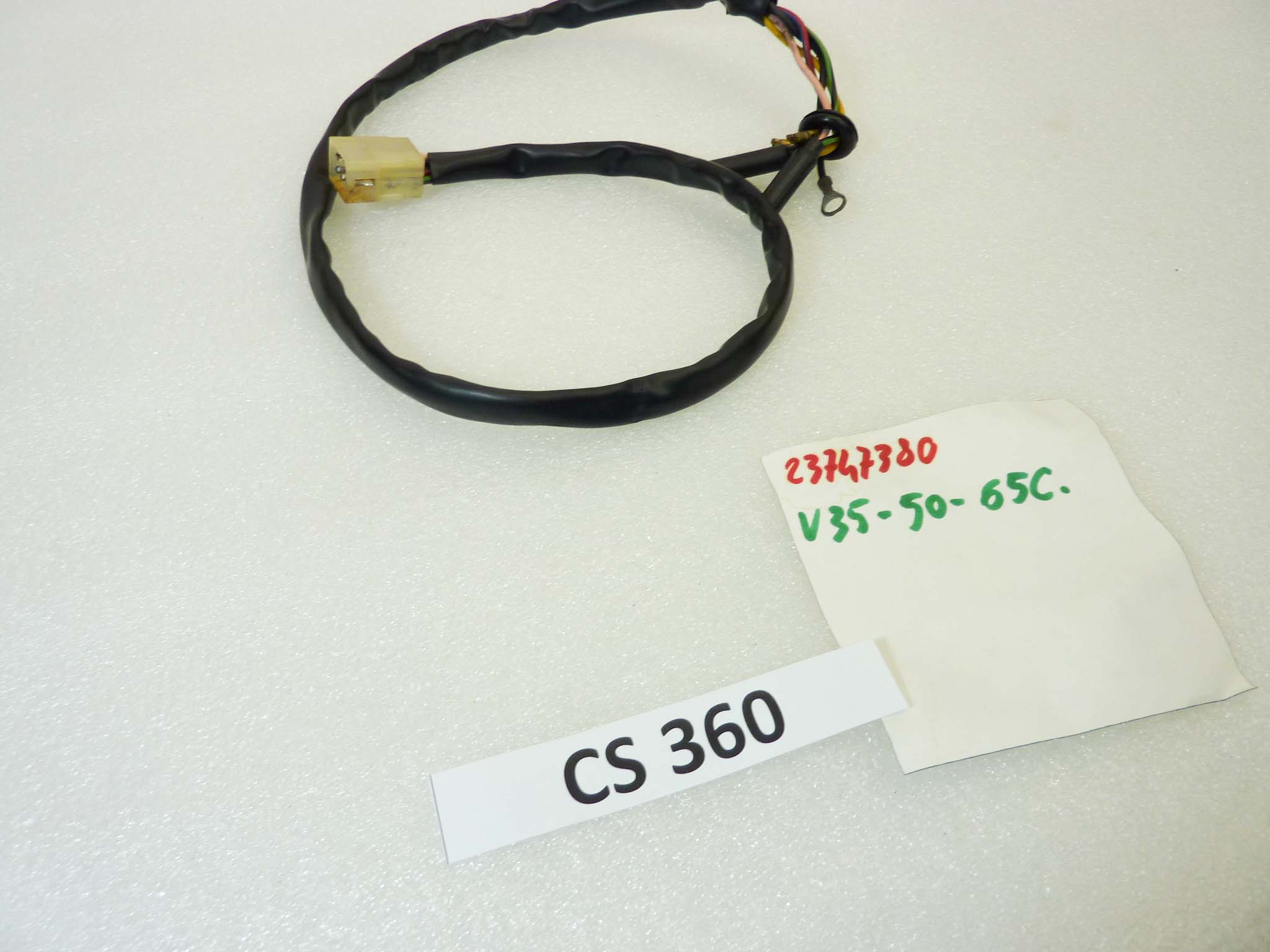 Impianto elettrico Guzzi V35 V50 V65 Custom cod 23747380 treccia cablaggio - immagine 6