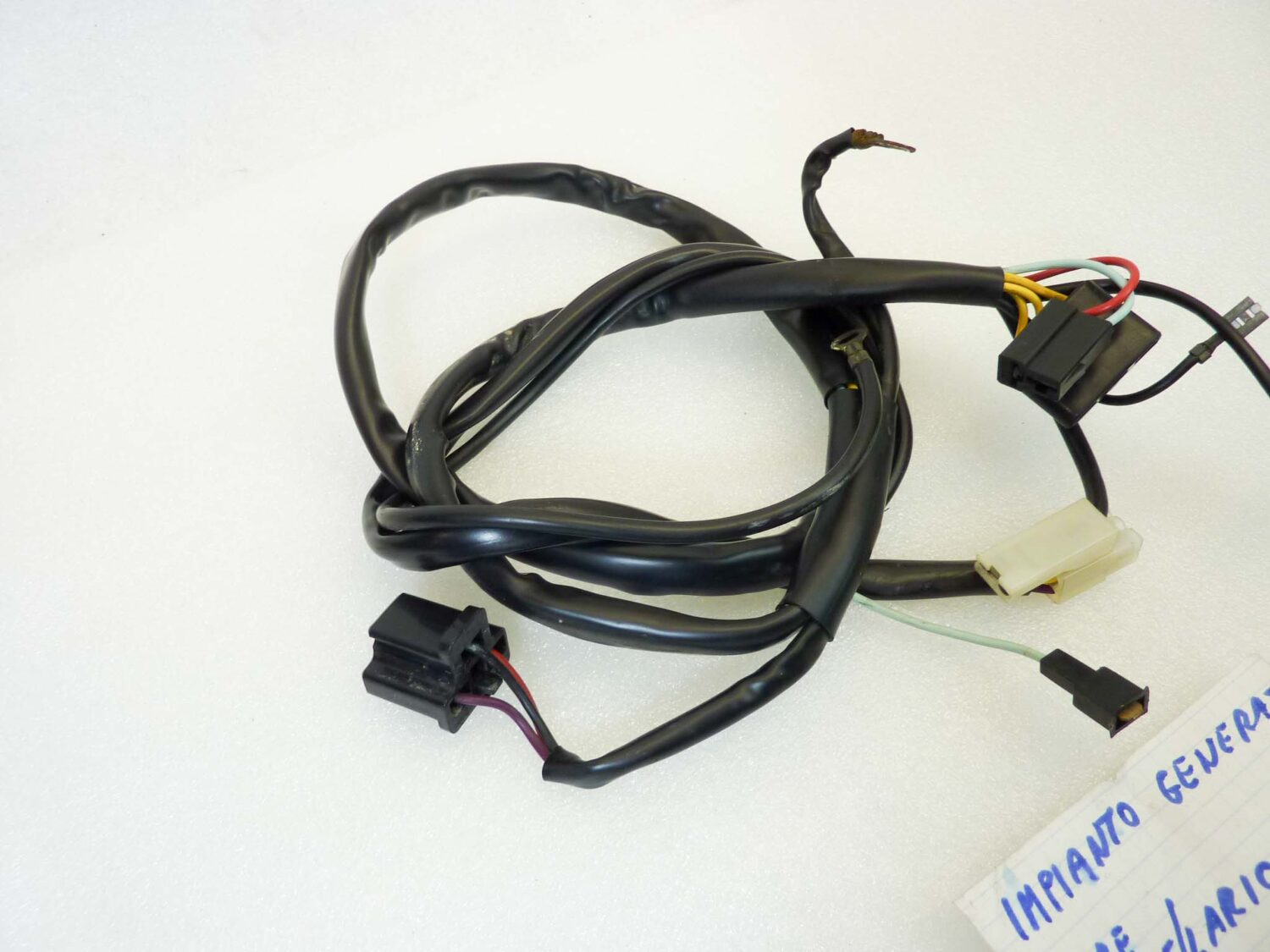 Impianto elettrico generatore Guzzi V35 Imola II V65 Lario treccia cablaggio - immagine 3