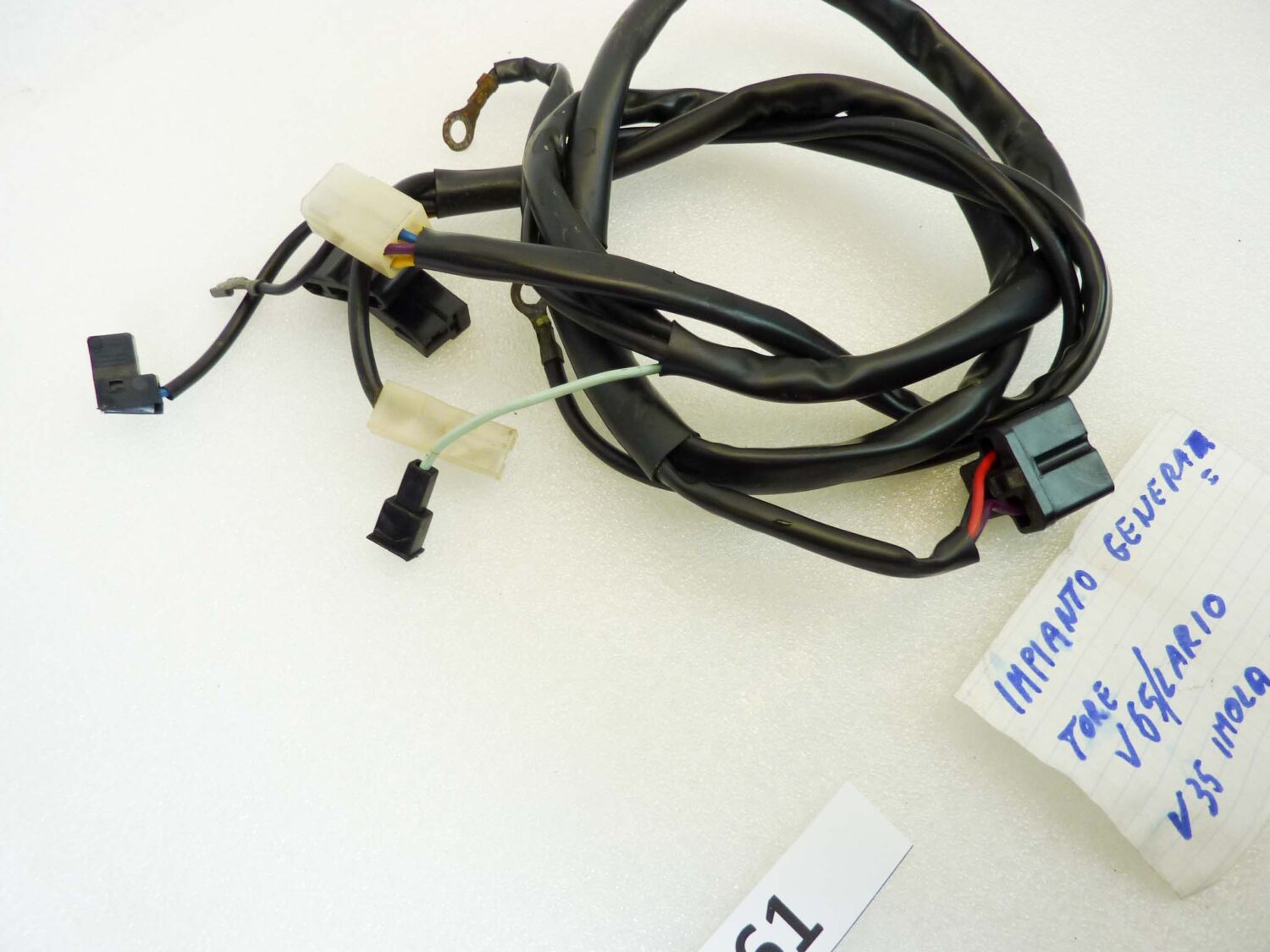 Impianto elettrico generatore Guzzi V35 Imola II V65 Lario treccia cablaggio - immagine 7