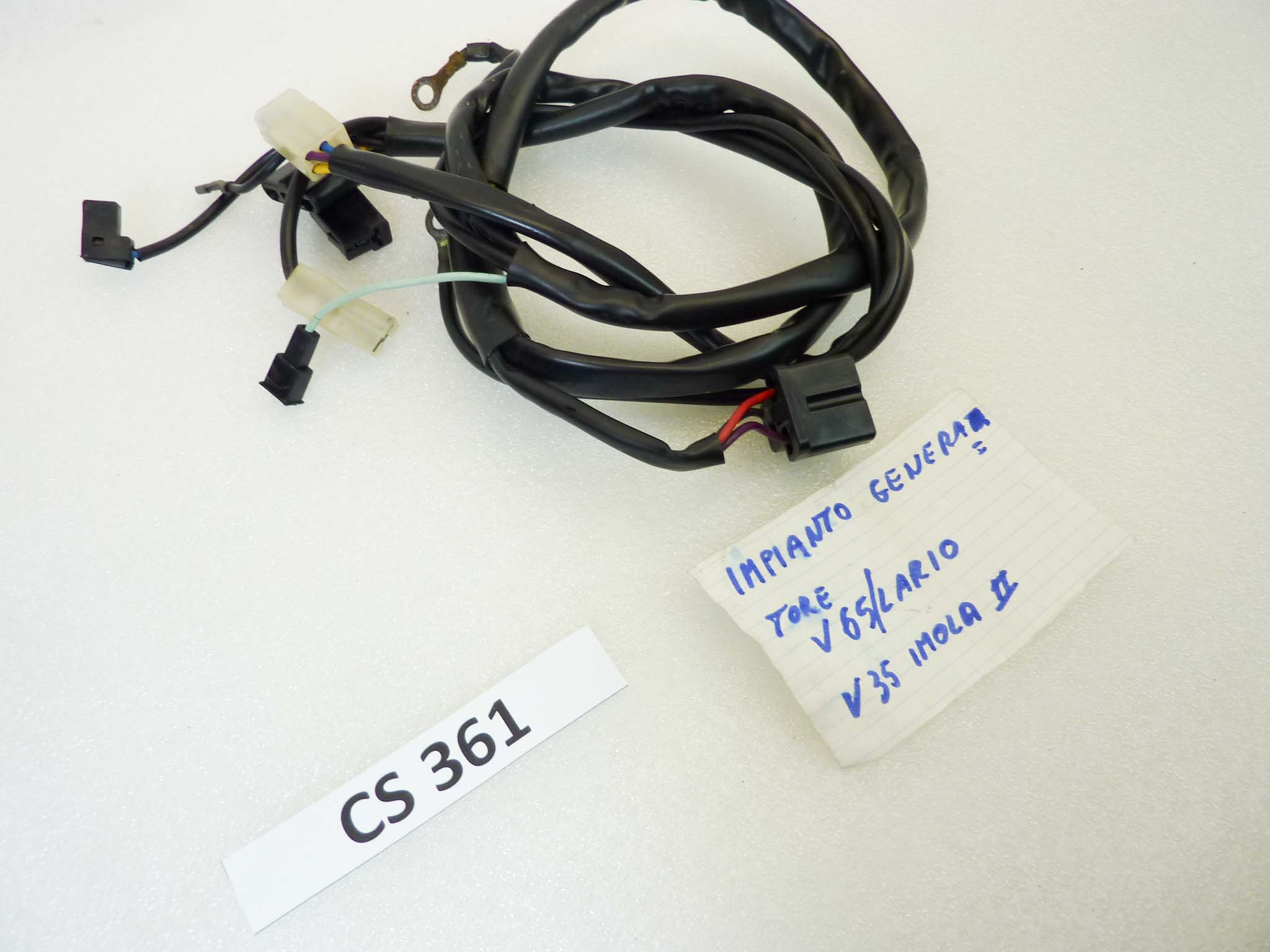 Impianto elettrico generatore Guzzi V35 Imola II V65 Lario treccia cablaggio - immagine 8