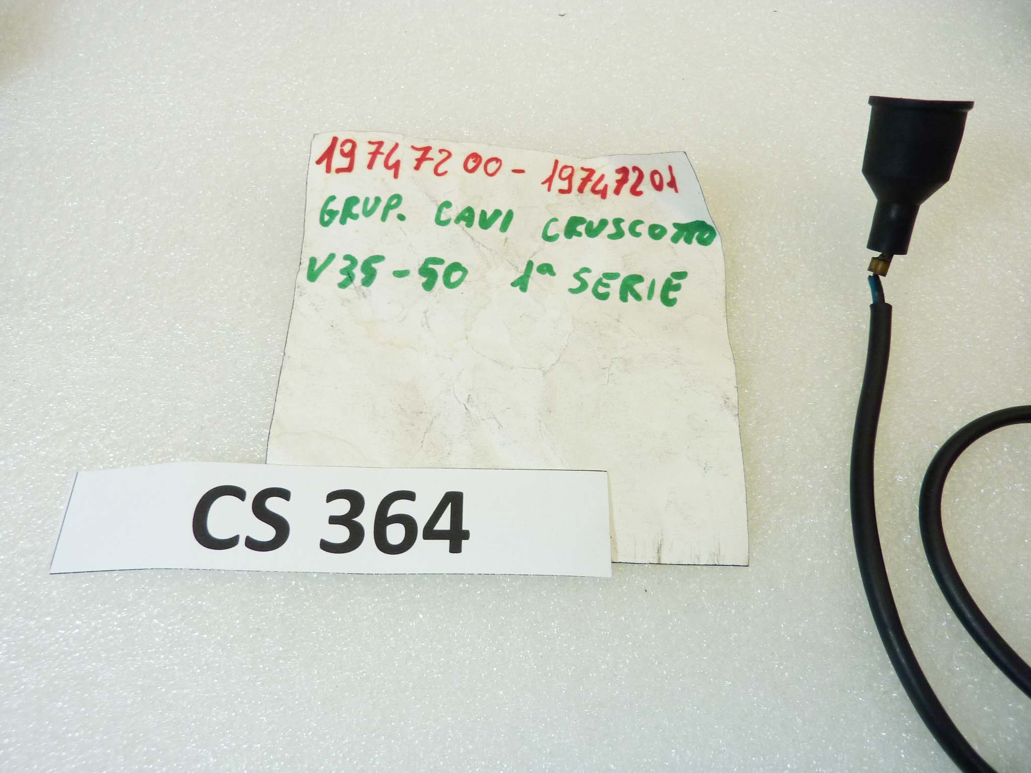 Impianto elettrico cruscotto Guzzi V35 V50 I serie cod 19747200 o 19747201 treccia cablaggio - immagine 10