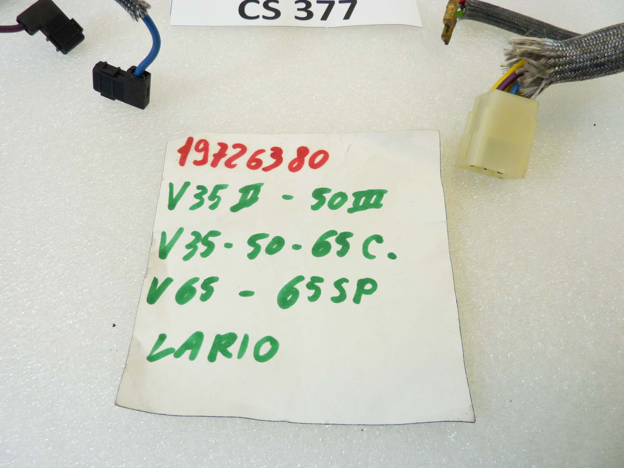 Impianto elettrico Guzzi V35 II V50 III 35 50 65 Custom V65 SP Lario cod 19726380 treccia cablaggio - immagine 3