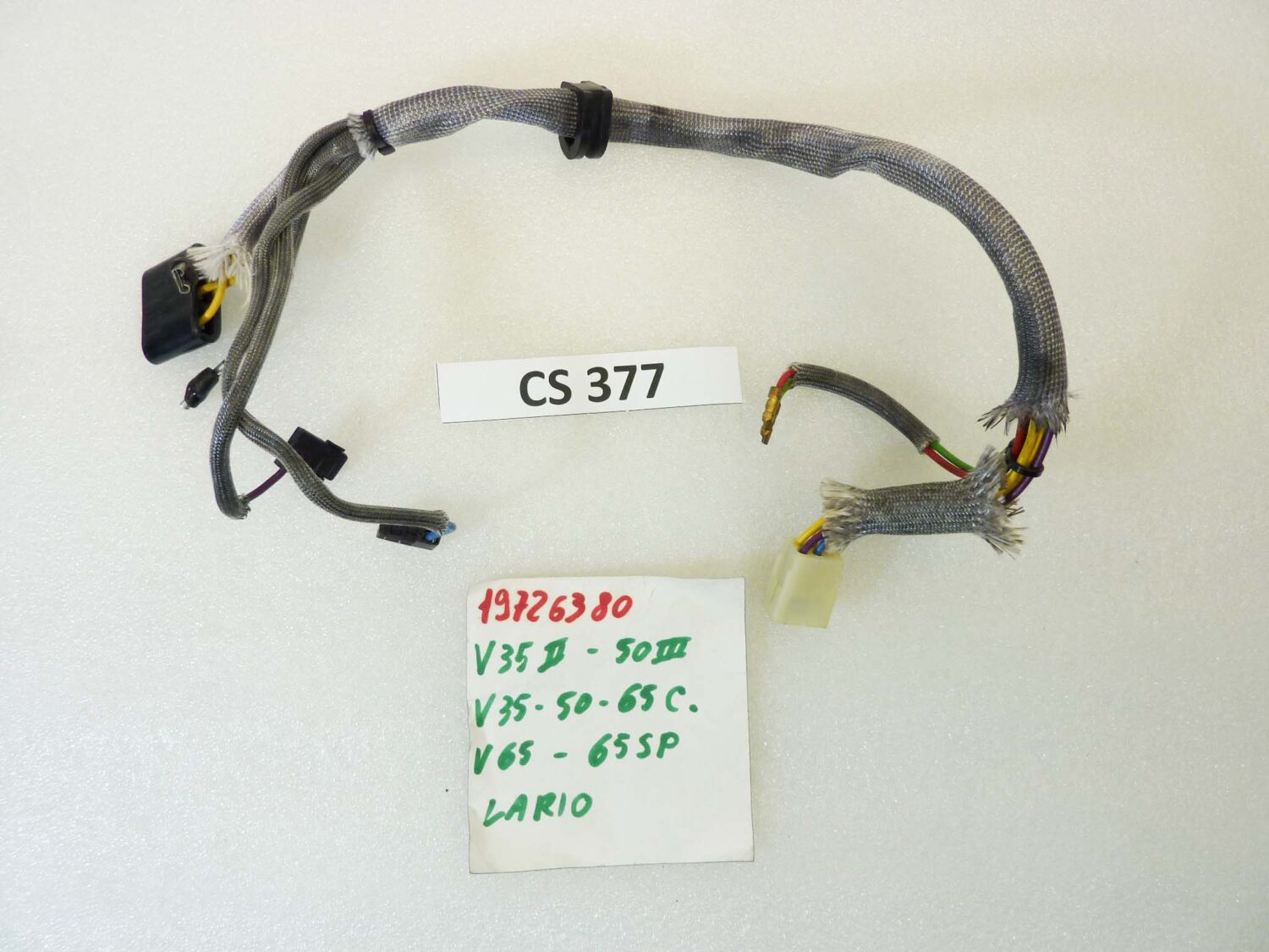 Impianto elettrico Guzzi V35 II V50 III 35 50 65 Custom V65 SP Lario cod 19726380 treccia cablaggio - immagine 5