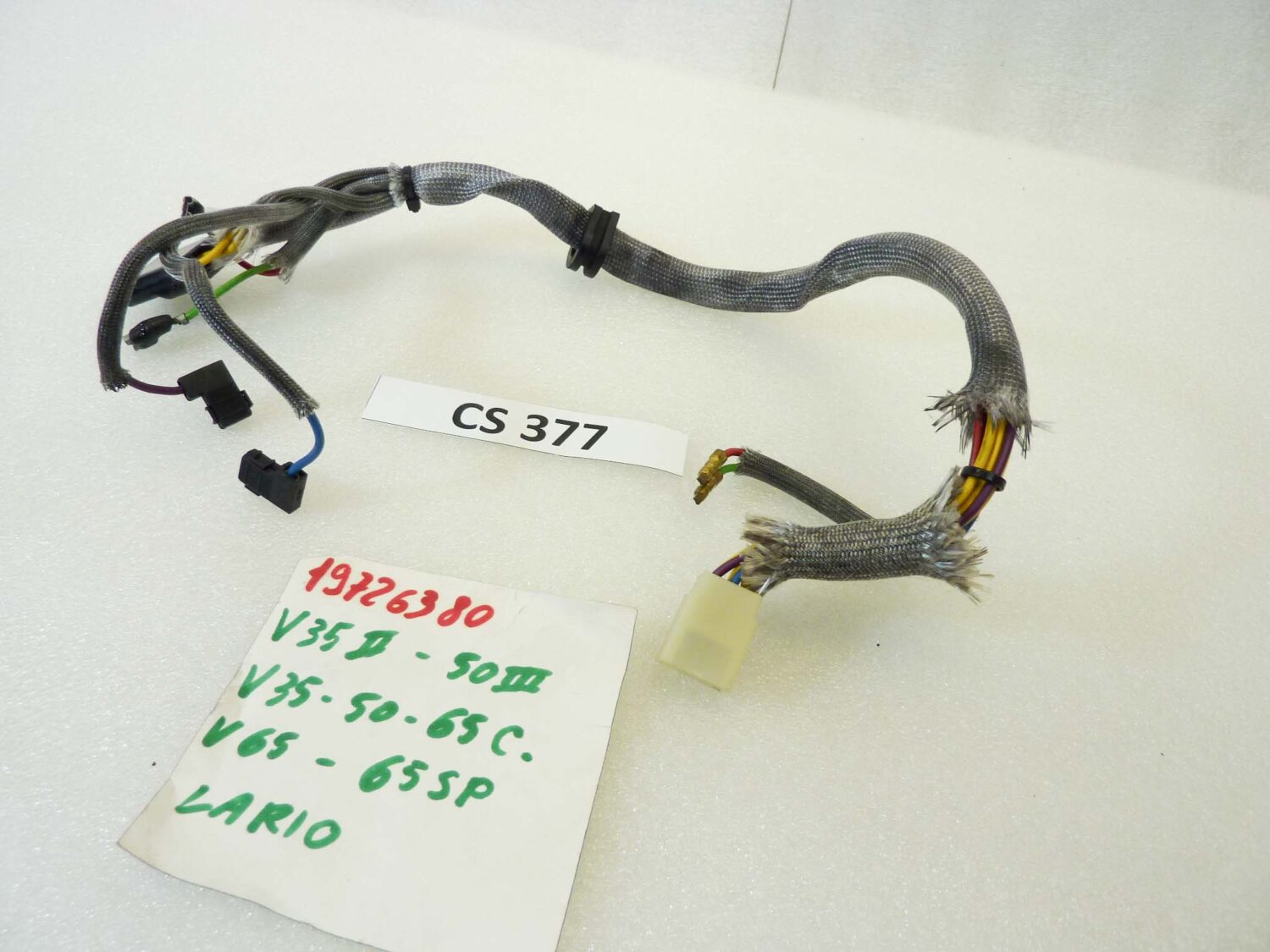 Impianto elettrico Guzzi V35 II V50 III 35 50 65 Custom V65 SP Lario cod 19726380 treccia cablaggio - immagine 6