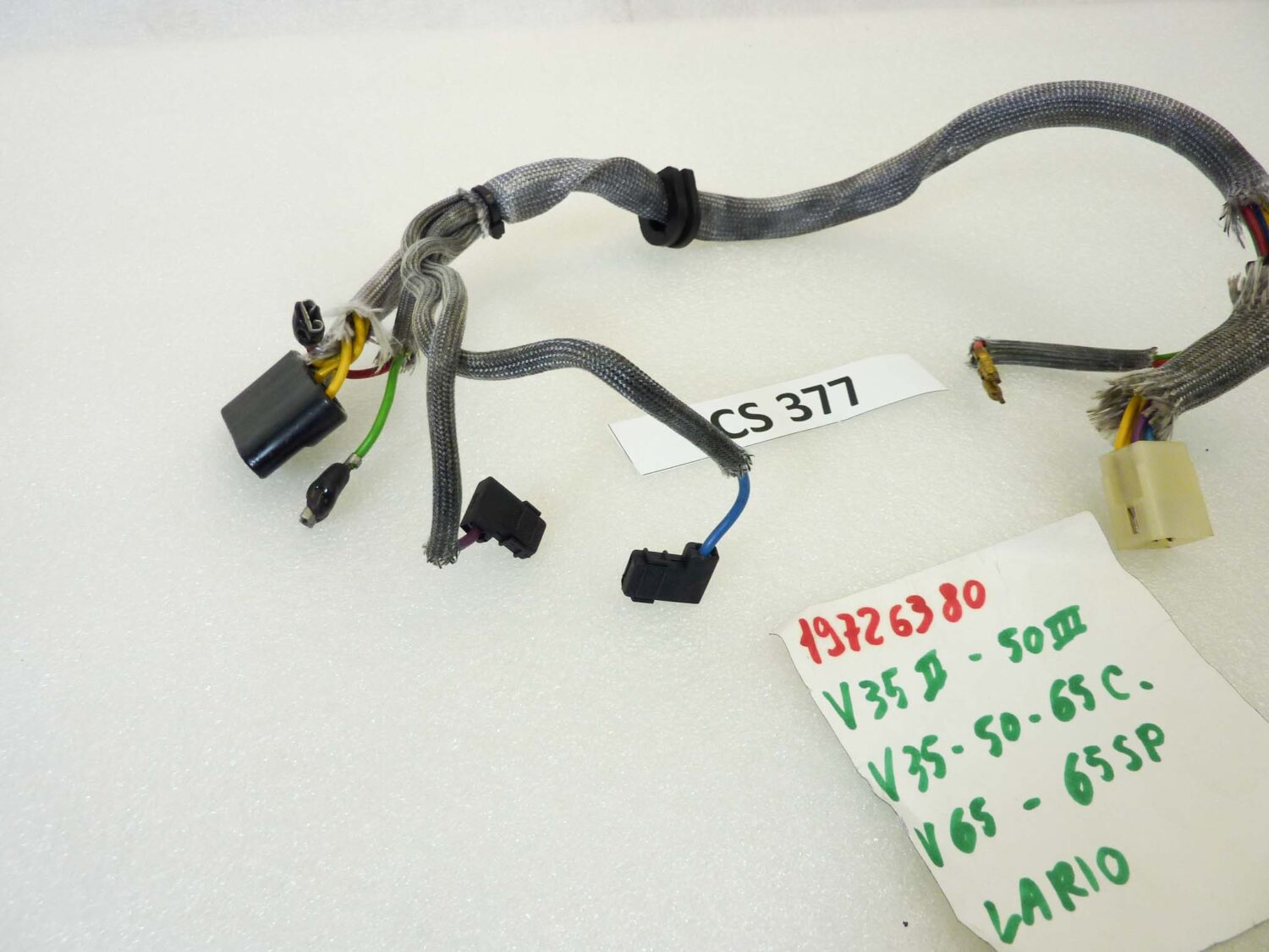 Impianto elettrico Guzzi V35 II V50 III 35 50 65 Custom V65 SP Lario cod 19726380 treccia cablaggio - immagine 7