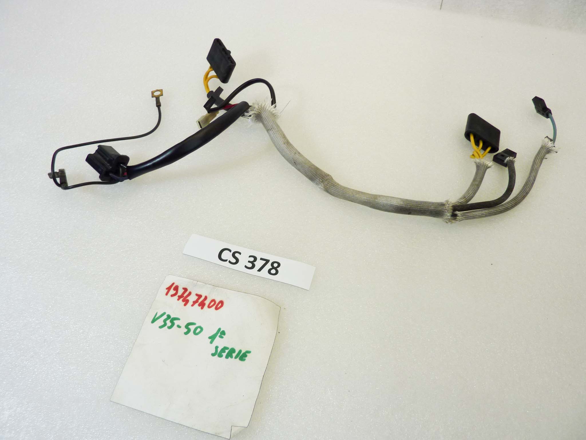 Impianto elettrico Guzzi V35 V50 I serie cod 19747400 treccia cablaggio - immagine 4