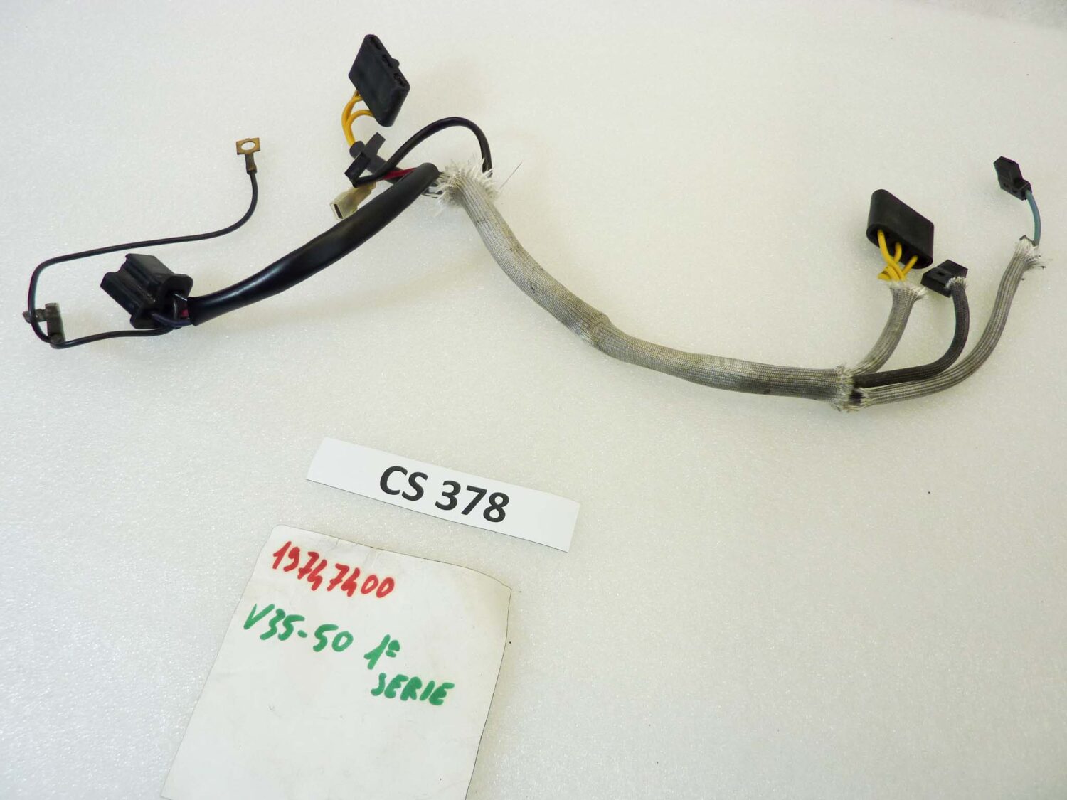 Impianto elettrico Guzzi V35 V50 I serie cod 19747400 treccia cablaggio - immagine 9