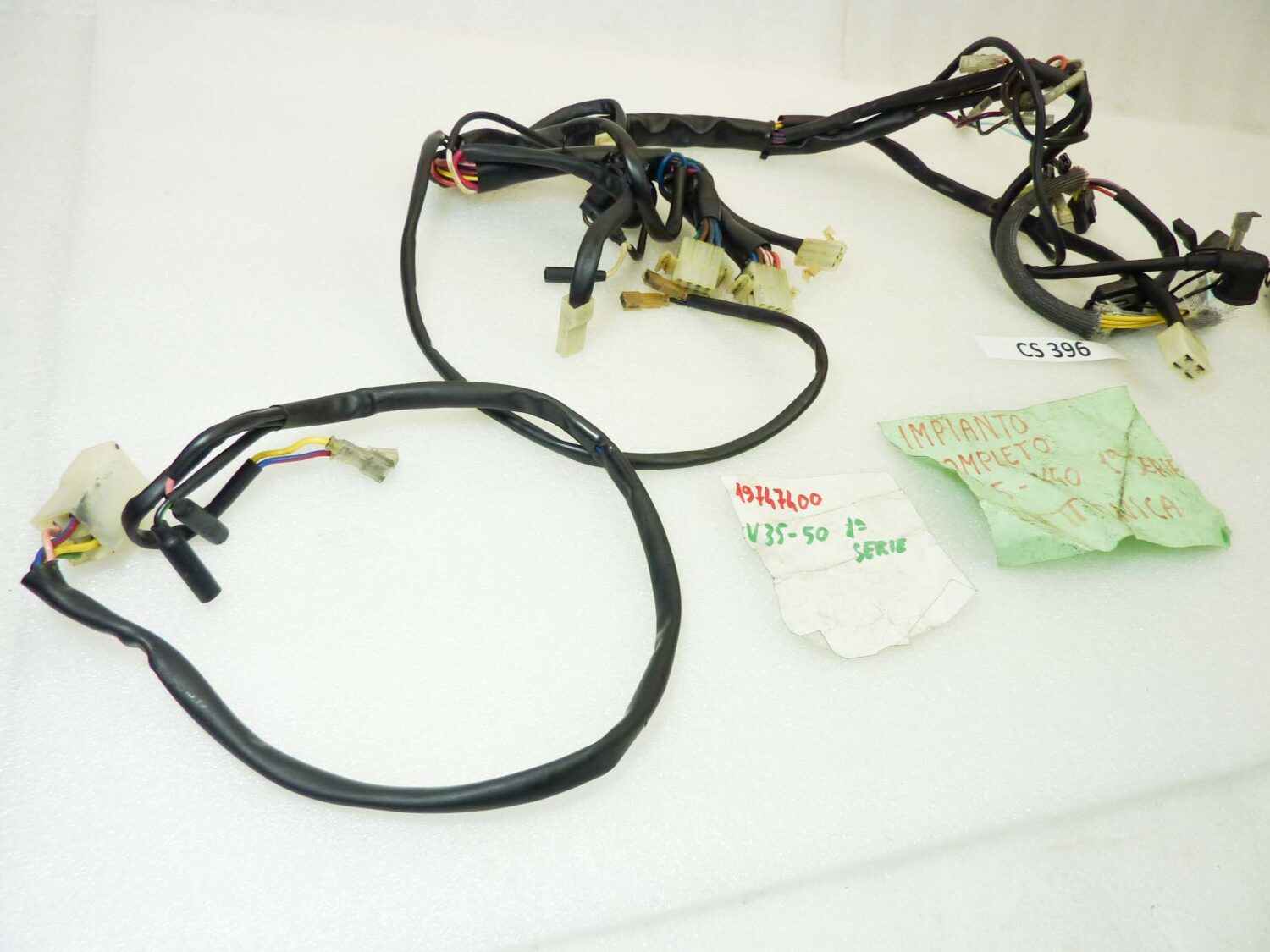 Impianto elettrico Guzzi V35 V50 I serie cod 1974740 treccia cablaggio - immagine 2