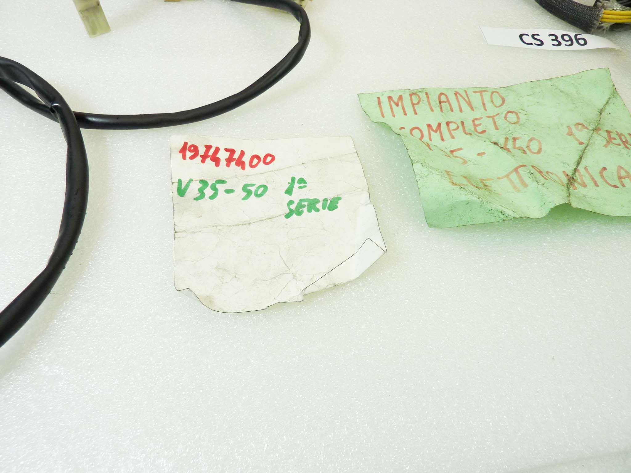 Impianto elettrico Guzzi V35 V50 I serie cod 1974740 treccia cablaggio - immagine 3
