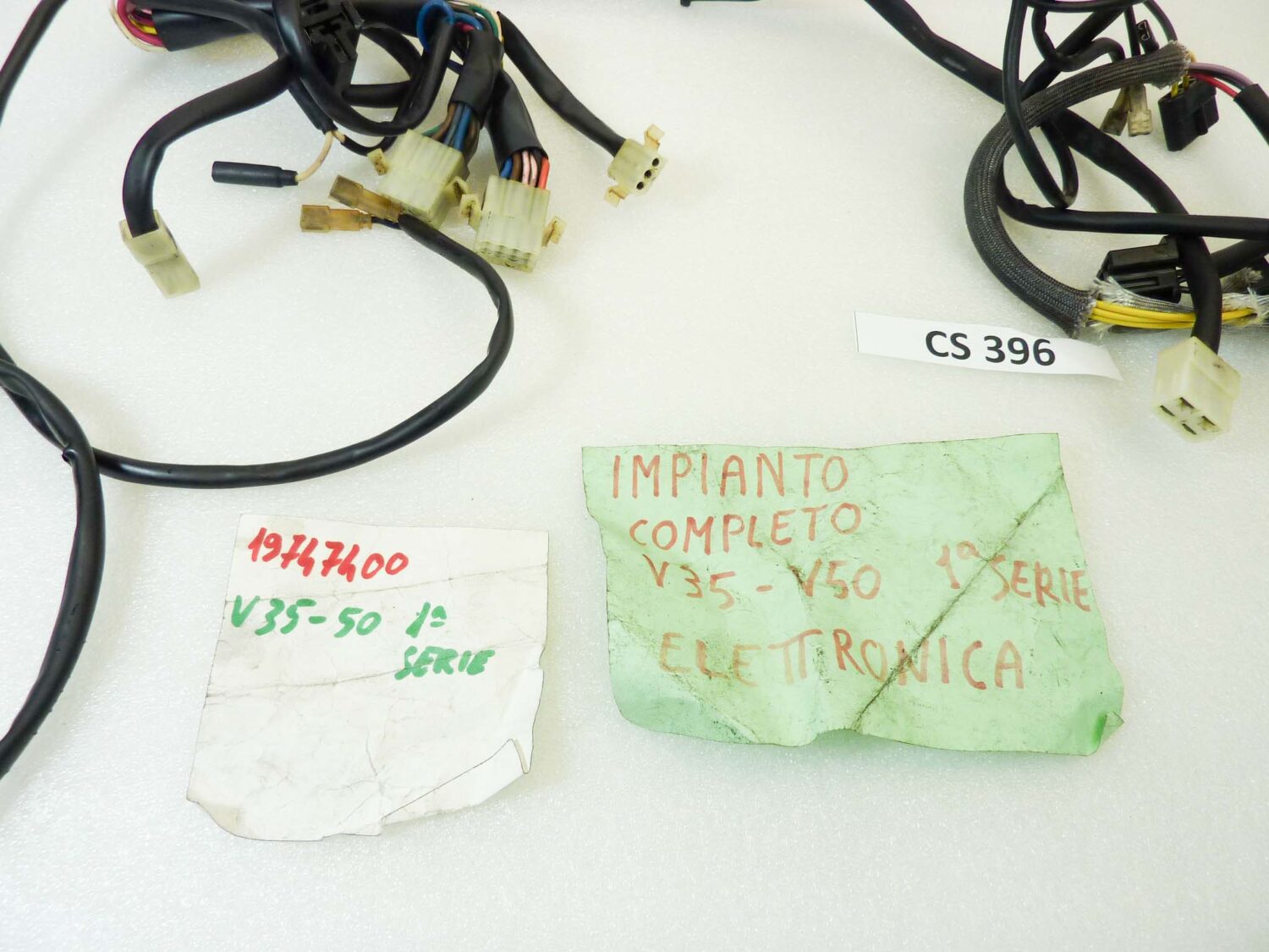 Impianto elettrico Guzzi V35 V50 I serie cod 1974740 treccia cablaggio - immagine 13