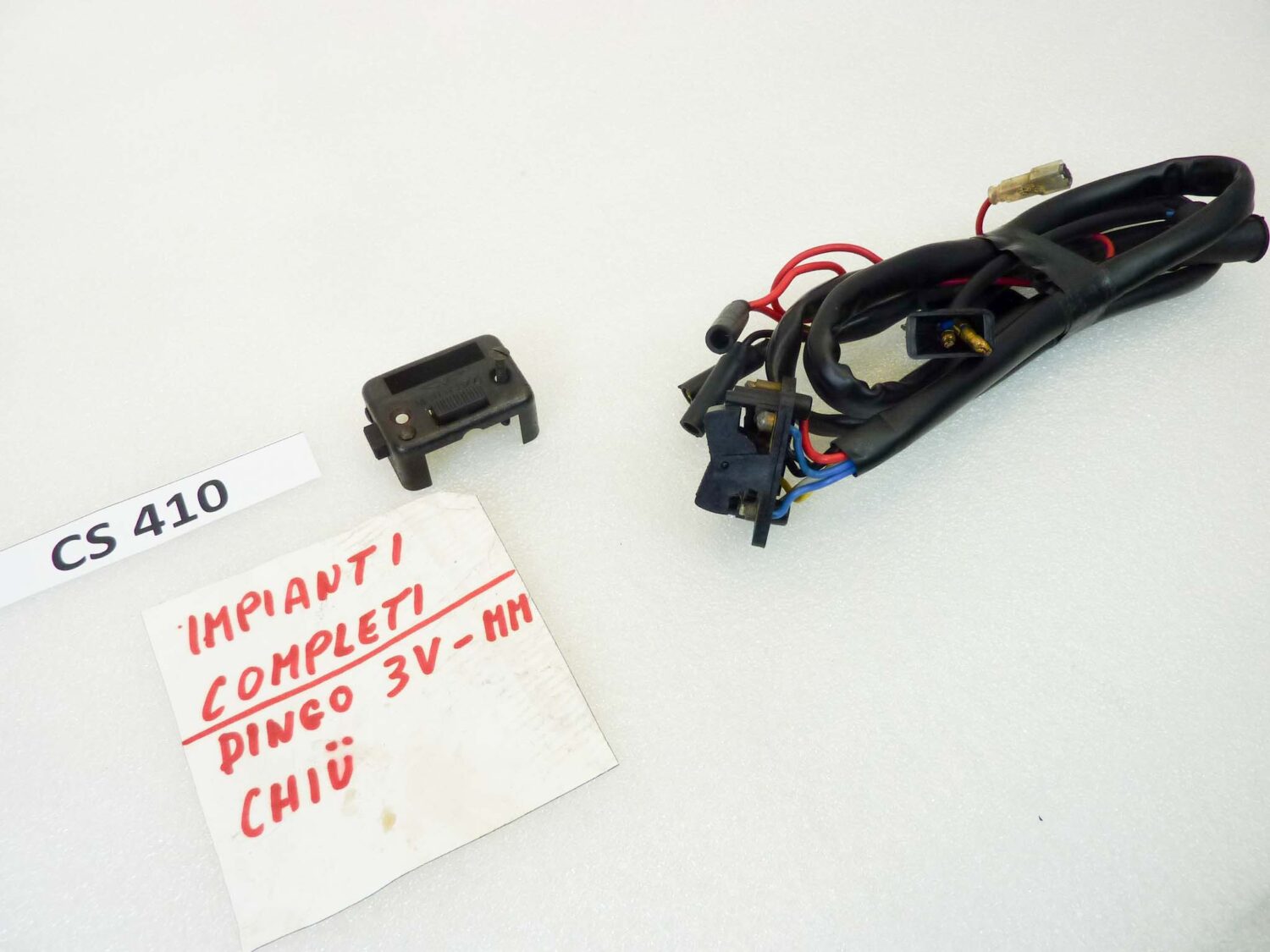Impianto elettrico Guzzi Dingo monomarcia 3V Chiu treccia cablaggio - immagine 7