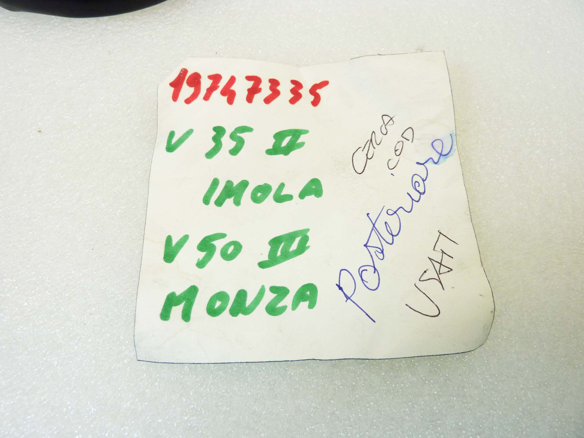 Impianto elettrico fanalino posteriore Guzzi V35 II Imola V50 III Monza cod 19747335 treccia cablaggio - immagine 2