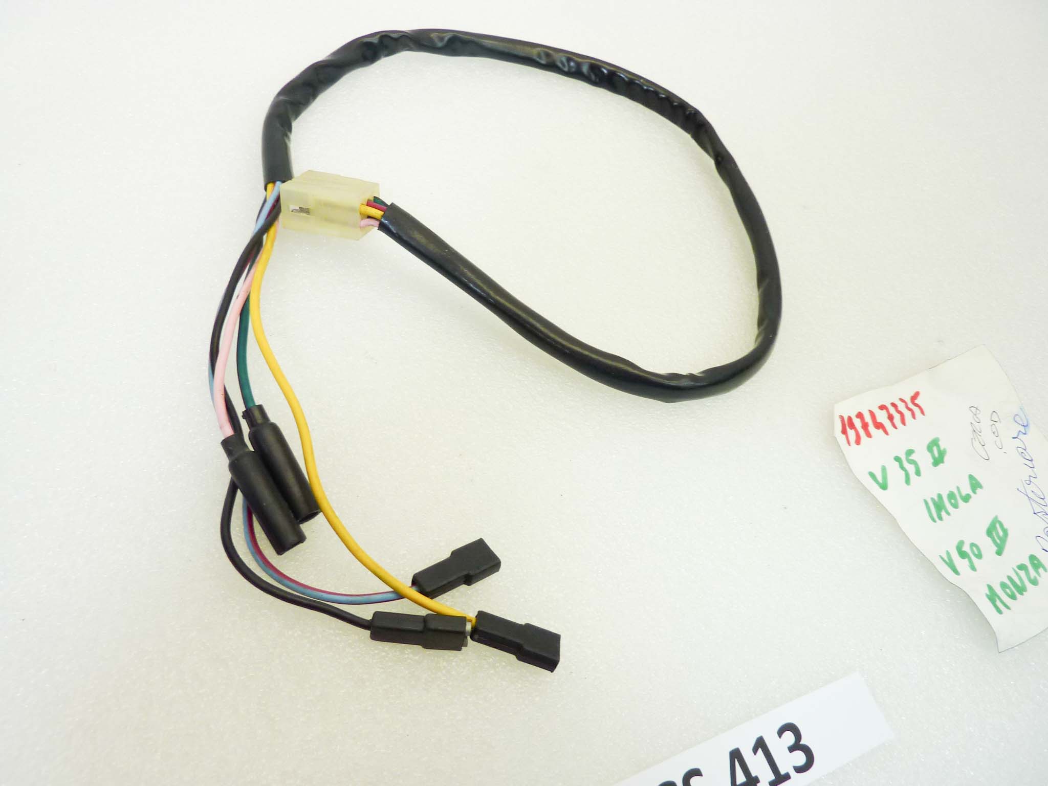 Impianto elettrico fanalino posteriore Guzzi V35 II Imola V50 III Monza cod 19747335 treccia cablaggio - immagine 5