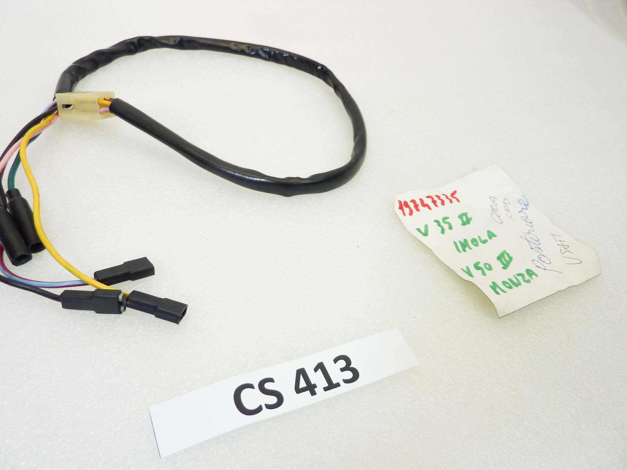Impianto elettrico fanalino posteriore Guzzi V35 II Imola V50 III Monza cod 19747335 treccia cablaggio - immagine 6