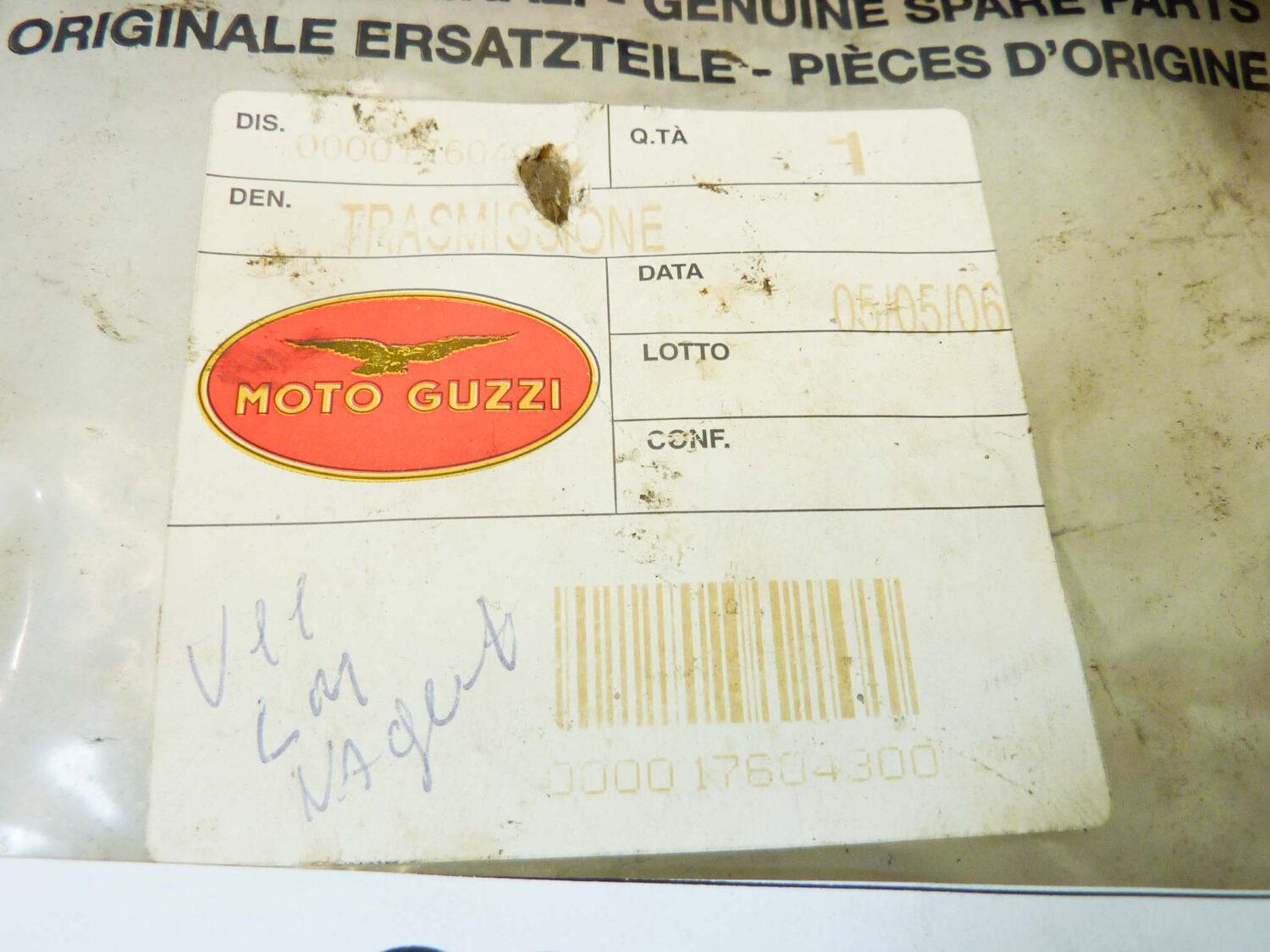 Cavo contachilometri Guzzi V11 Le Mans cod 17604300 nuovo fondo di magazzino - immagine 4