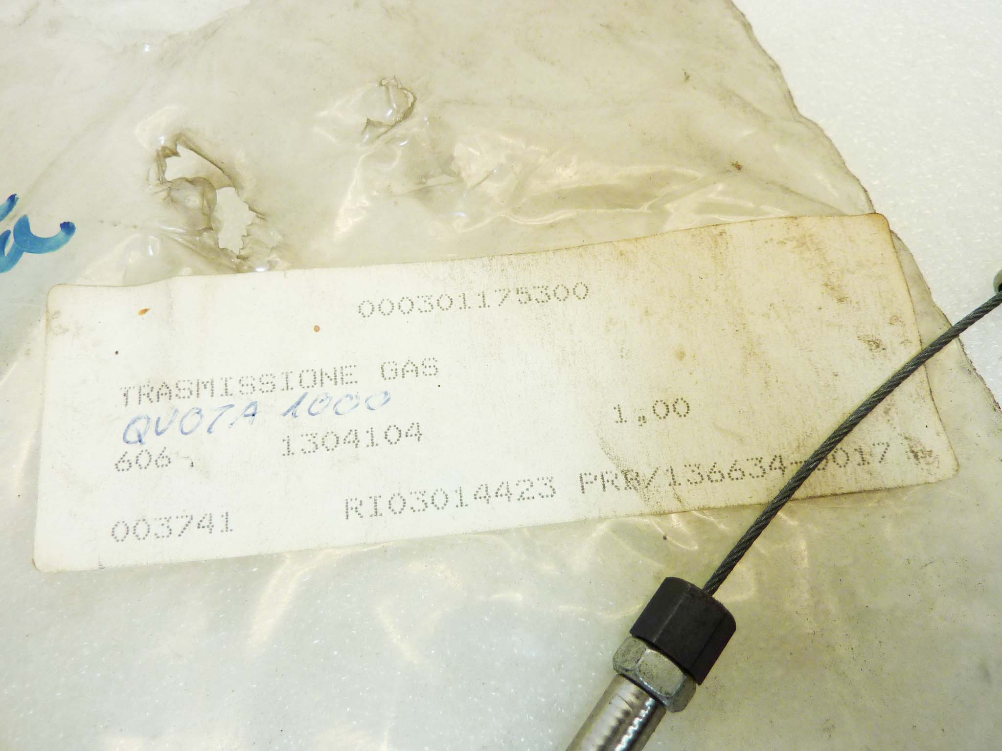 Cavo acceleratore Guzzi Quota 1000 comando gas cod 301175300 nuovo fondo di magazzino - immagine 4