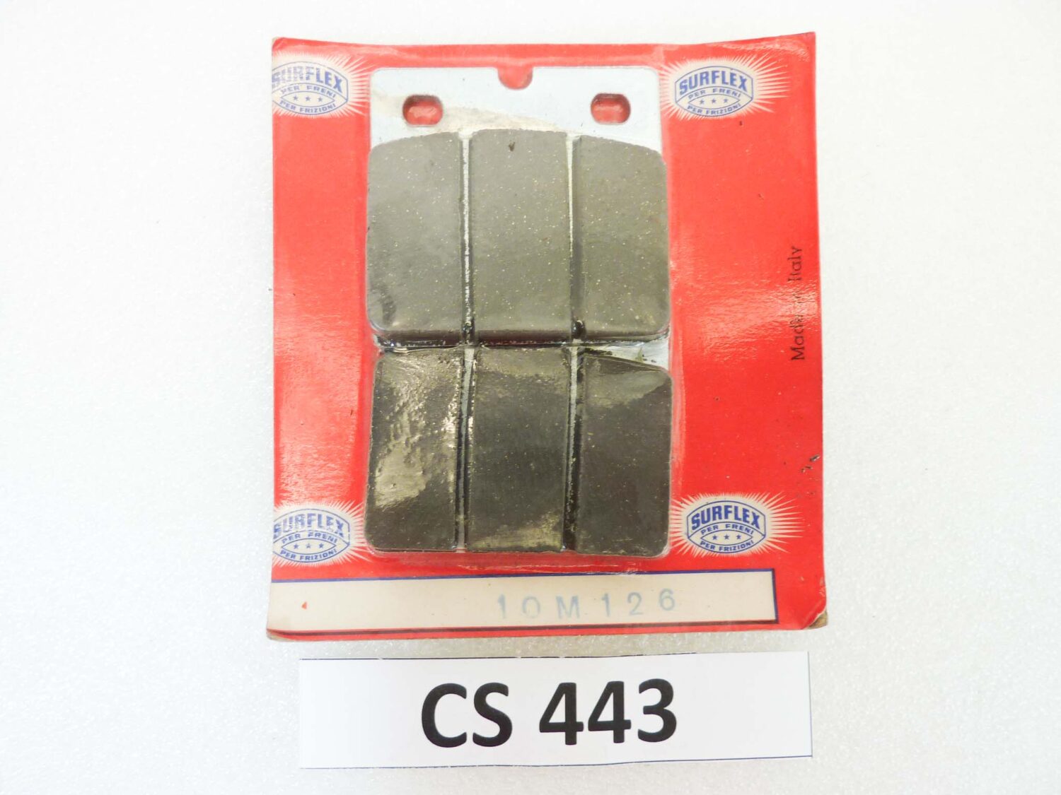 Pastiglie freno Surflex 10M126 per Fiat 500 Fiat 126 vedi foto per compatibilità esatta NUOVO fondo di magazzino