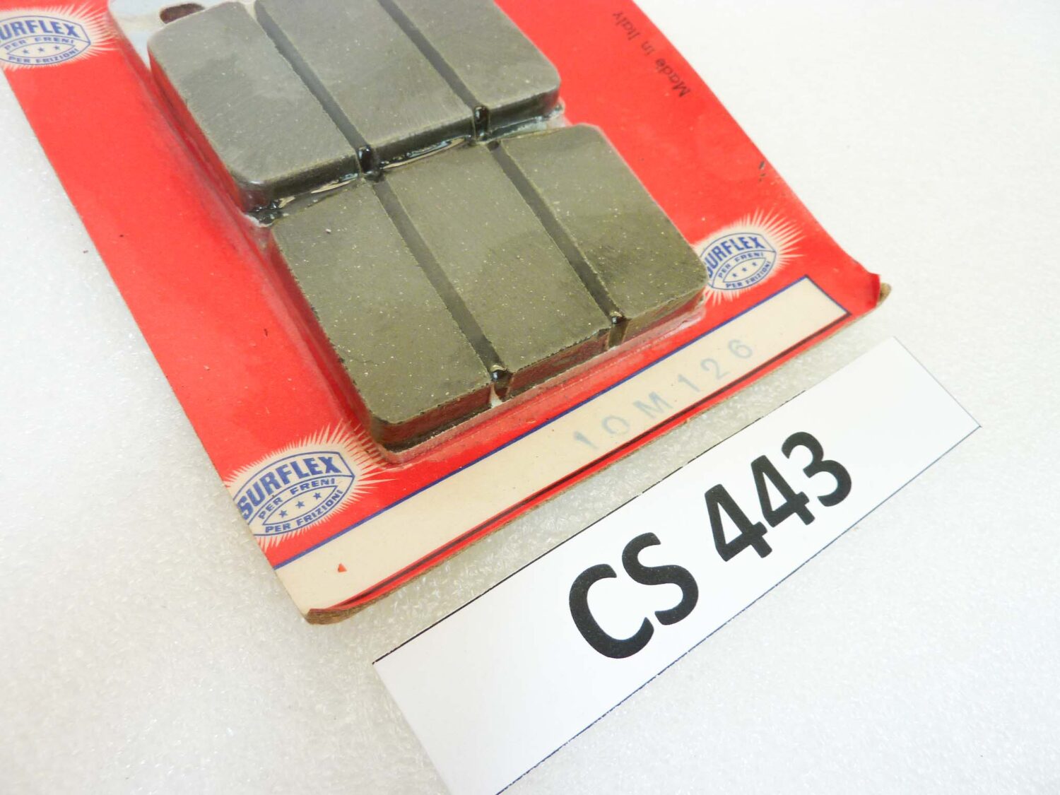 Pastiglie freno Surflex 10M126 per Fiat 500 Fiat 126 vedi foto per compatibilità esatta NUOVO fondo di magazzino - immagine 2