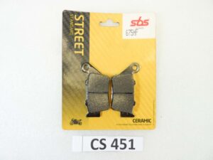 Pastiglie freno SBS 675HF 6566750 per HONDA
Freno Anteriore:
CB 1000 Big One (dal 1993)
CB Seven Fifty (RC42) (dal 1992)
CBR 1000 F (dal 1989)
GL 1500 Gold Wing (dal 1988)
NT V Deauville 650 (dal 2001)
VT C/CD Shadow 600 (dal 1993)
VFR 750 F (dal 1990)
Freno Posteriore:
CBF 600 (dal 2004)
CBR 600 F Sport (dal 2001)
CBR 900 RR Fireblade (dal 2000)
VT C Shadow /CD Shadow (PC21) 600 (dal 1993)
VFR 800 (dal 2002)
KAWASAKI
Freno Anteriore:
EN 500 (dal 1990)
ER-5 500 (dal 1997)
KLE 500 (dal 1991)
Ninja 250 R (dal 2008)
VN 800 Vulcan Classic (dal 1995)
VN 1500 Classic Tourer (dal 1998)
ZRX 1100 (dal 1997)
ZRX 1200 R/S (dal 2001)
ZX-6R Ninja (dal 1998)
ZZR 600 (dal 1990)
Freno Posteriore:
Z 1000 (dal 2003)
ZX-9R Ninja (dal 2002)
ZX-10R Ninja (dal 2004)
ZX-12R Ninja (dal 2000)
SUZUKI
Freno Anteriore:
DR 650 SE (dal 1996)
DR-Z 400 (dal 2000)
GSF 600/1200 Bandit (dal 1995)
GSR 600 (dal 2006)
GSX 650 F (dal 2008)
GSX 750 F (dal 1998)
GSX-R 750 (dal 1996)
GSX-R 1000 (dal 2001)
SV 650/1000 (dal 1999)
Freno Posteriore:
GSX-R 600 (dal 2004)
GSX-R 750 (dal 2004)
GSX 1300 R Hayabusa (dal 2008)
YAMAHA
Freno Anteriore:
YZF-R1 (dal 2004)
YZF-R6 (dal 2003)
Fazer 8 (FZ8) (dal 2010)
MT-01 (dal 2005)
MT-07 (dal 2014) vedi foto per compatibilità esatta NUOVO fondo di magazzino