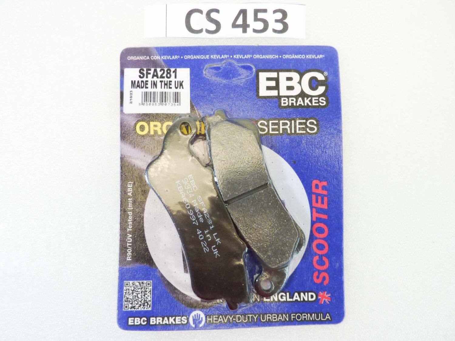 Pastiglie freno EBC Brakes SFA281 per HONDA
FES 125 Pantheon (1998-2006)
FES 150 Pantheon (1998-2007)
FES 250 Foresight (1998-2002)
FJS 400 Silver Wing (2006-2008)
FSC 600 Silver Wing (2001-2009)
NSS 250 Jazz / Reflex (2001-2004)
NT 700 V Deauville (2006-2013)
PEUGEOT
SV 250 (2001-2002) vedi foto per compatibilità esatta NUOVO fondo di magazzino