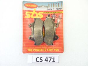 Pastiglie freno SBS 542LF SGR 65.65421/2 per HONDA CB N Euro 400 1982-1984
HONDA CB T 400 1981-1981
HONDA CB T Hawk (PC05) 450 1982-1982
HONDA CMX C Rebel (PC170/PC171/PC18) 450 1986-1988
HONDA CX C (PC01) 500 1982-1982
HONDA FT Ascot (PC07) 500 1982-0000
HONDA GL Silver Wing (PC02) 500 1982-1982
HONDA VF C V30 Magna (PC13) 500 1984-1985
HONDA VF F Interceptor (PC12) 500 1984-1986
HONDA VT C Shadow (PC08) 500 1983-1986
HONDA VT E (PC11) 500 1983-1988
HONDA XL RM/LM (PD04) 600 1985-1987
HONDA XL V Transalp 600 1987-1990 45105MM9781
HONDA CB SC Nighthawk 650 1983-1985
HONDA CX 650 T Turbo 650 1983-1983
HONDA CB C Custom 750 1981-1982
HONDA CB F Super Sport 750 1981-1981
HONDA CB F Super Sport 750 1982-1982
HONDA CB F2 Super Sport 750 1982-1982
HONDA CBX F (RC17) 750 1984-1986
HONDA VF C (RC28) 750 1987-1988
HONDA VF C Shadow / Magna (RC09) 750 1988-1993
HONDA VF F Interceptor (RC15) 750 1983-1984
HONDA VF S (RC07) 750 1982-1985
HONDA VT C Shadow (RC29) 750 1987-1989
HONDA XLV RD (RD01) 750 1983-1984
HONDA CB C Custom (SC04) 900 1980-1982
HONDA CB C Custom 1000 1983-1983
HONDA VF R Interceptor (SC16) 1000 1984-1984
HONDA CB R (SC05) 1100 1981-1981
HONDA CB R (SC08) 1100 1982-1983
HONDA GL Gold Wing (SC02) 1100 1981-1982
HONDA VT C Shadow (SC18/SC23) 1100 1985-1993
HONDA GL Gold Wing (SC14) 1200 1984-1987 vedi foto per compatibilità esatta NUOVO fondo di magazzino