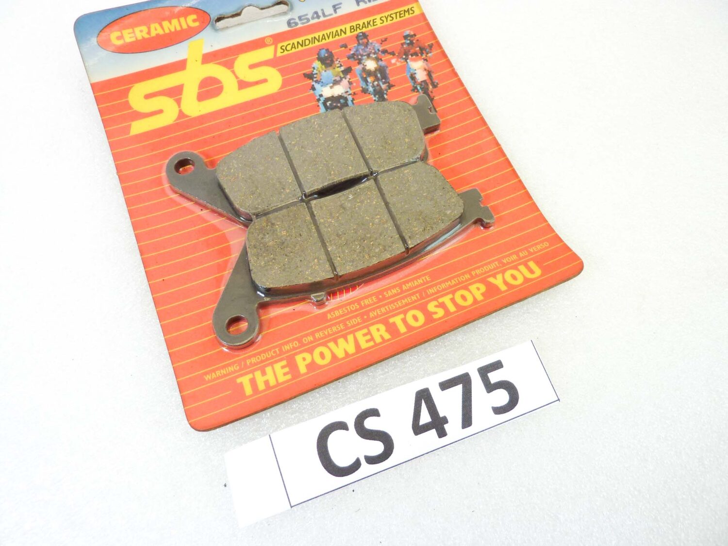 Pastiglie freno SBS 654LF Rear SGR 65.66541/6 per Honda CBR 1000 F ST 1100 Pan European e vari modelli vedi foto per compatibilità esatta NUOVO fondo di magazzino - immagine 2