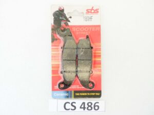 Pastiglie freno SBS 180HF 6561800 per Honda 125 Innova 2003 - 2006 ANF 125 2007 Rieju RS2 50 vedi foto per compatibilità esatta NUOVO fondo di magazzino