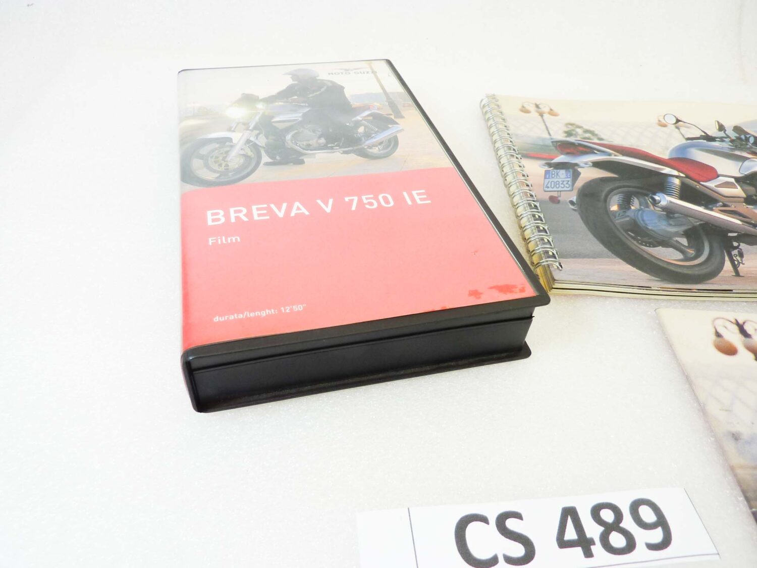 Depliant Brochure Guzzi Breva V750 I.E. VHS e CD materiale commerciale NUOVO fondo di magazzino - immagine 3