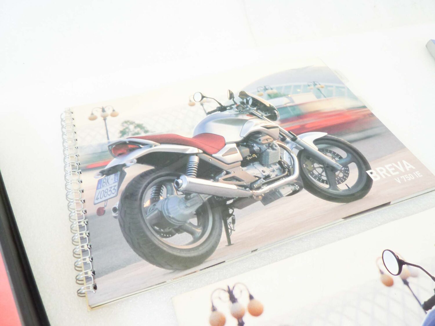 Depliant Brochure Guzzi Breva V750 I.E. VHS e CD materiale commerciale NUOVO fondo di magazzino - immagine 4