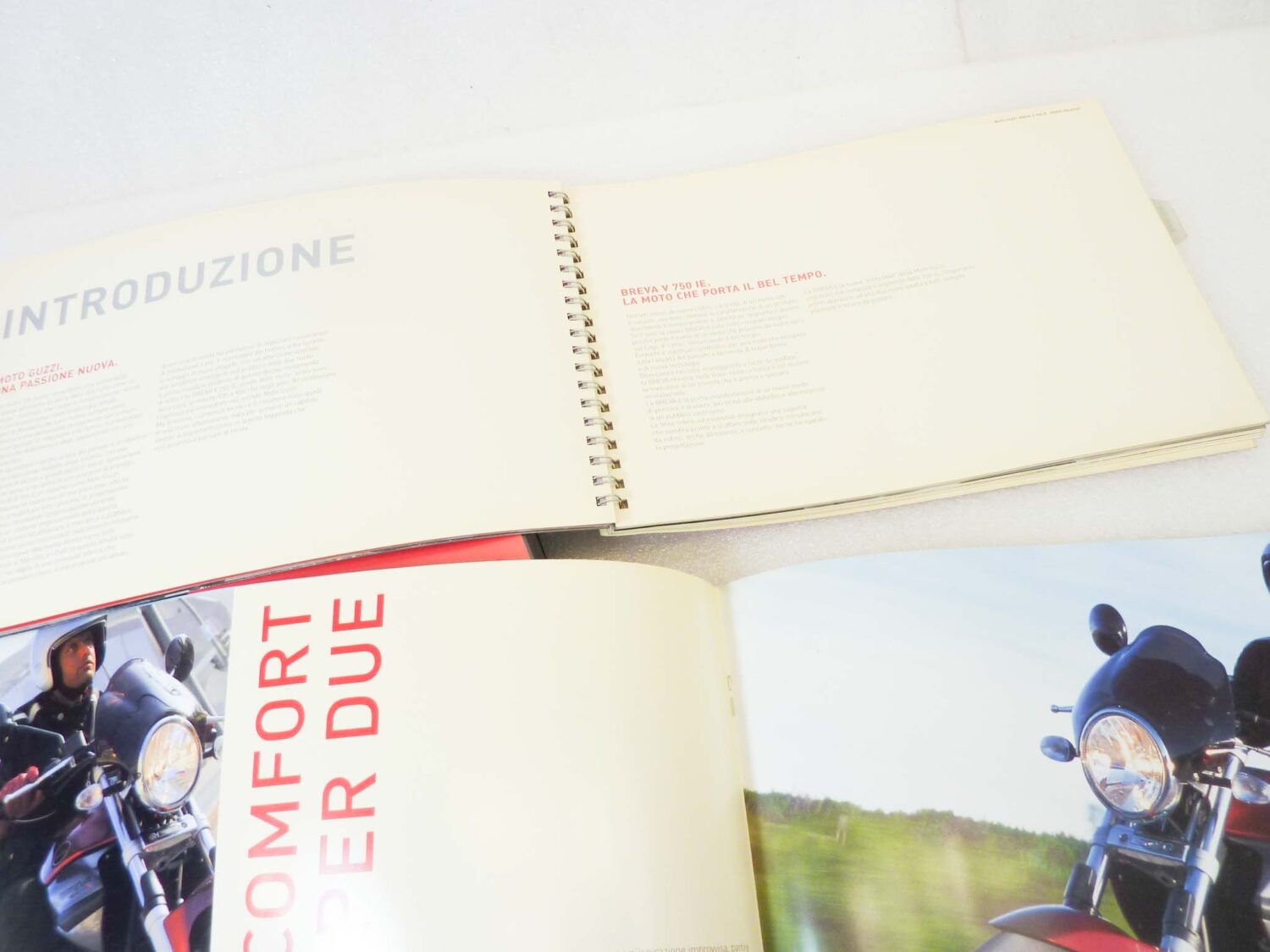Depliant Brochure Guzzi Breva V750 I.E. VHS e CD materiale commerciale NUOVO fondo di magazzino - immagine 8