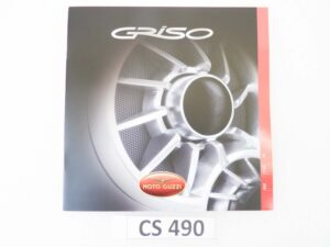 Depliant Brochure Guzzi Griso 850 1100 8V dim 21 x 21 cm materiale commerciale NUOVO fondo di magazzino