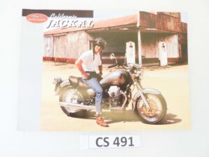 Depliant Brochure Guzzi California Jackal dim 30 x 21 cm materiale commerciale NUOVO fondo di magazzino