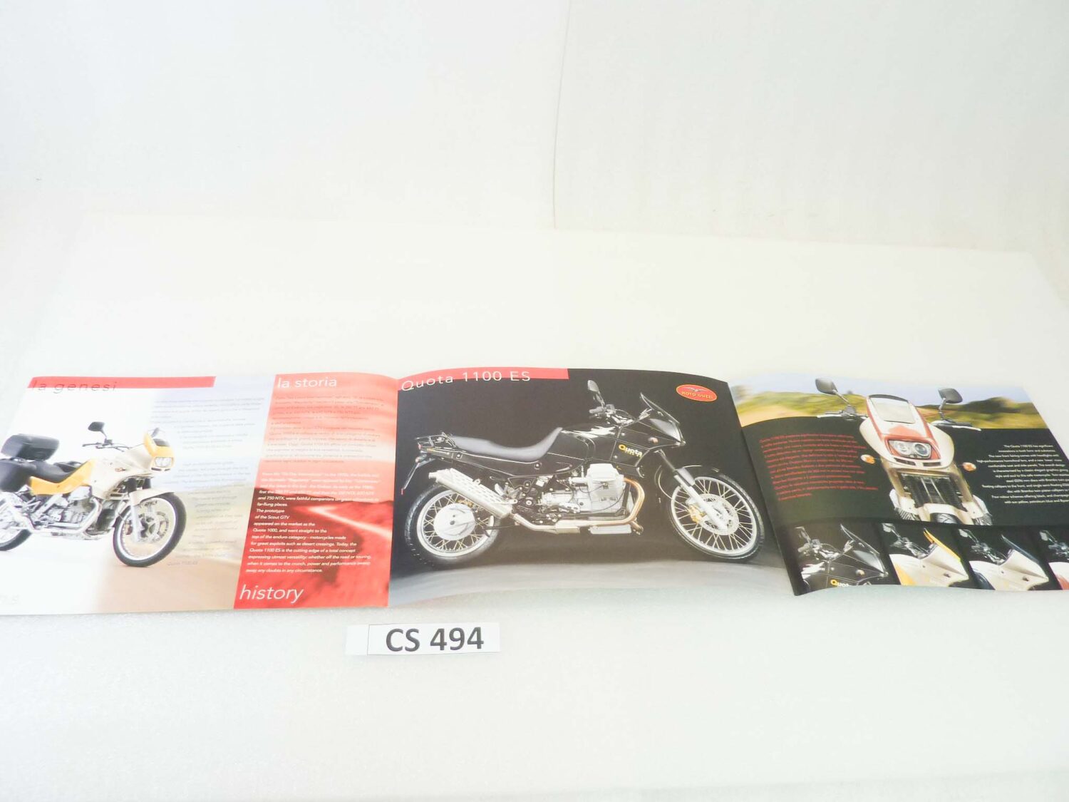 Depliant Brochure Guzzi Quota 1100 ES dim 30 x 21 cm materiale commerciale NUOVO fondo di magazzino - immagine 2