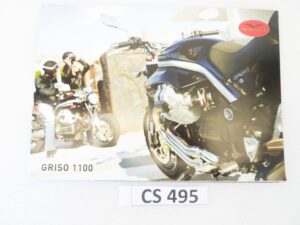 Depliant Brochure Guzzi Griso 1100 dim 30 x 21 cm materiale commerciale NUOVO fondo di magazzino