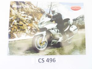 Depliant Brochure Guzzi Norge 1200 dim 30 x 21 cm materiale commerciale NUOVO fondo di magazzino