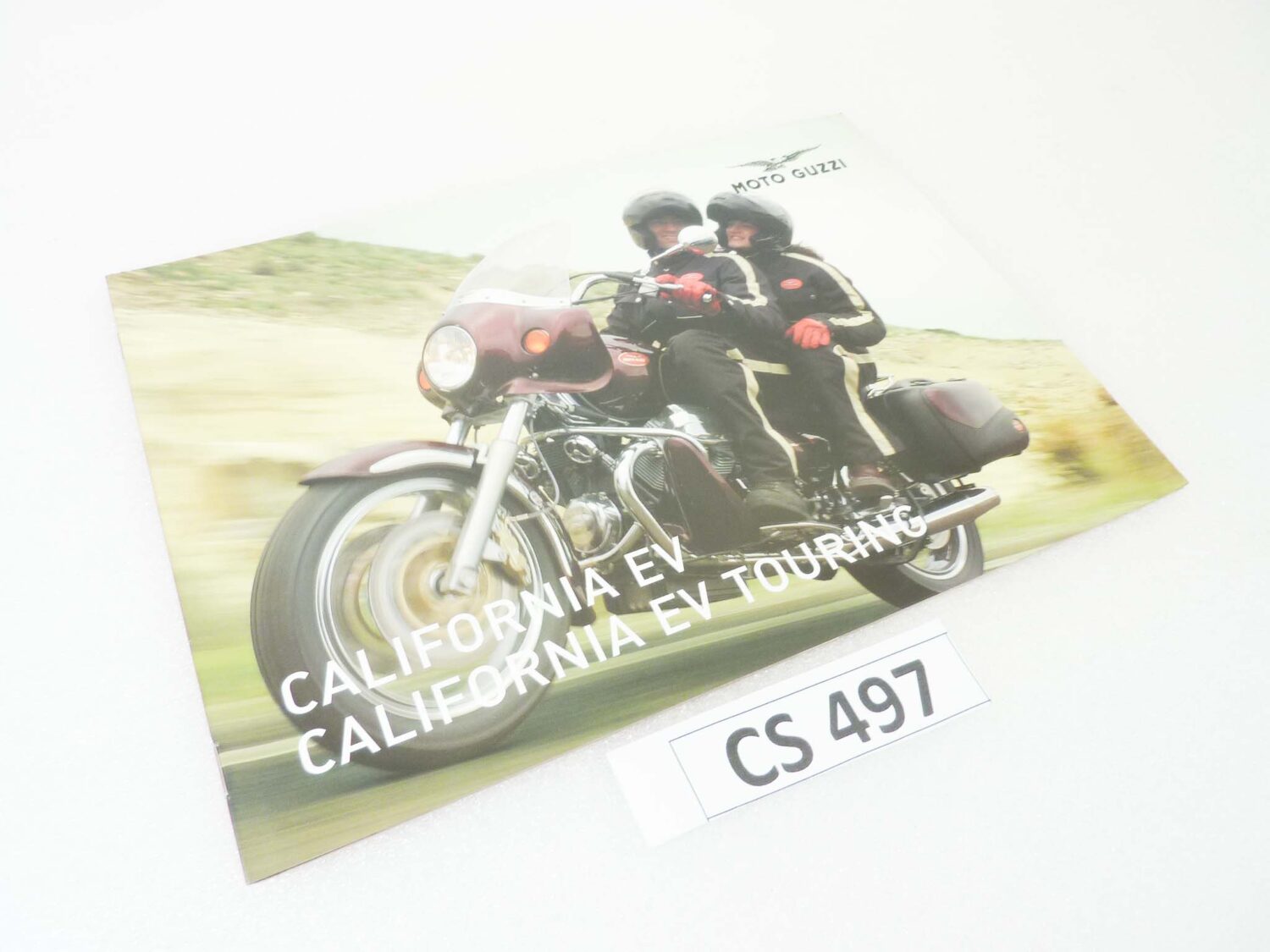 Depliant Brochure Guzzi California EV Touring dim 30 x 21 cm materiale commerciale NUOVO fondo di magazzino - immagine 2