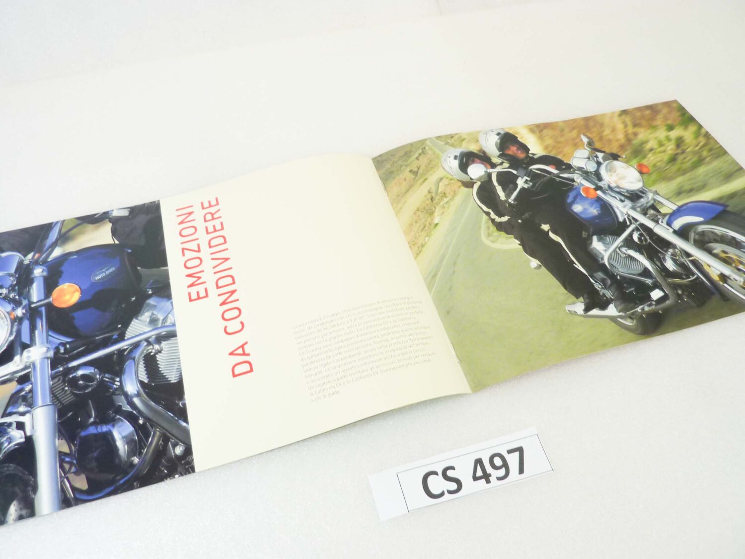 Depliant Brochure Guzzi California EV Touring dim 30 x 21 cm materiale commerciale NUOVO fondo di magazzino - immagine 4