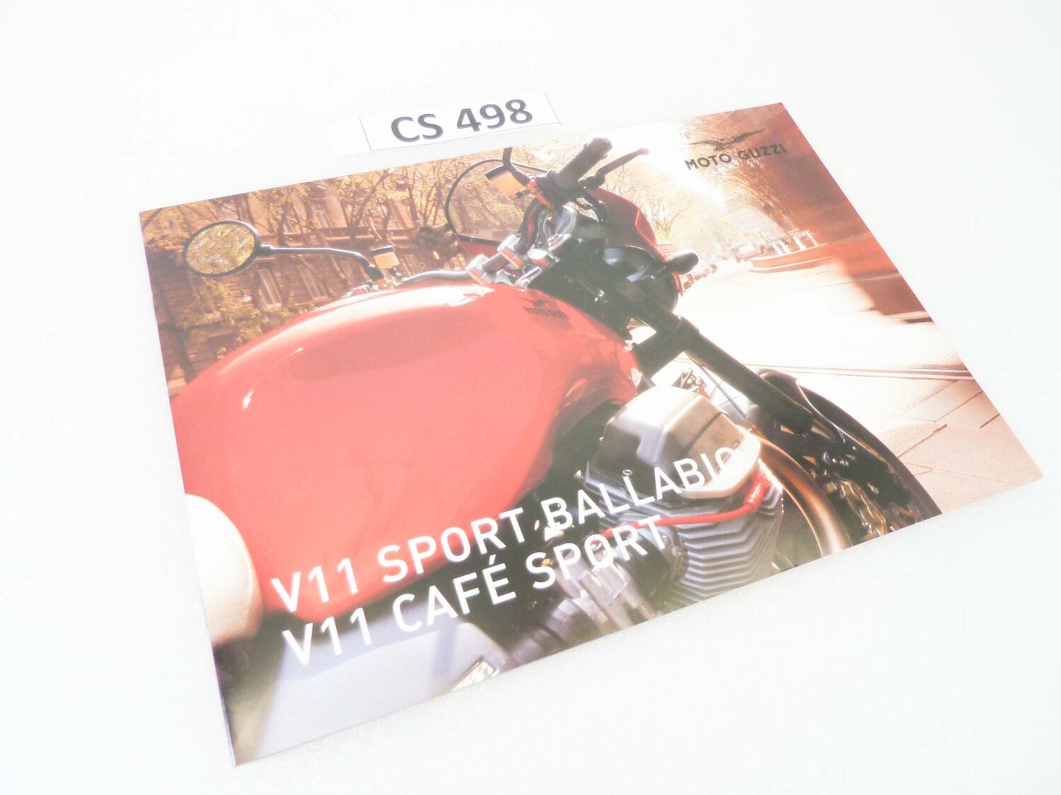 Depliant Brochure Guzzi V11 Sport Ballabio Cafe' Sport dim 30 x 21 cm materiale commerciale NUOVO fondo di magazzino - immagine 2